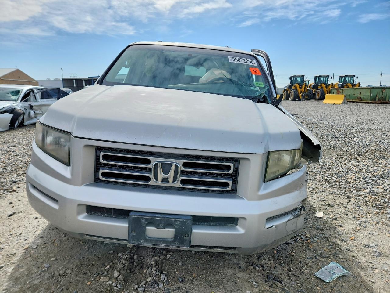 2008 Honda Ridgeline Rtl Silver vin: 2HJYK16508H535452