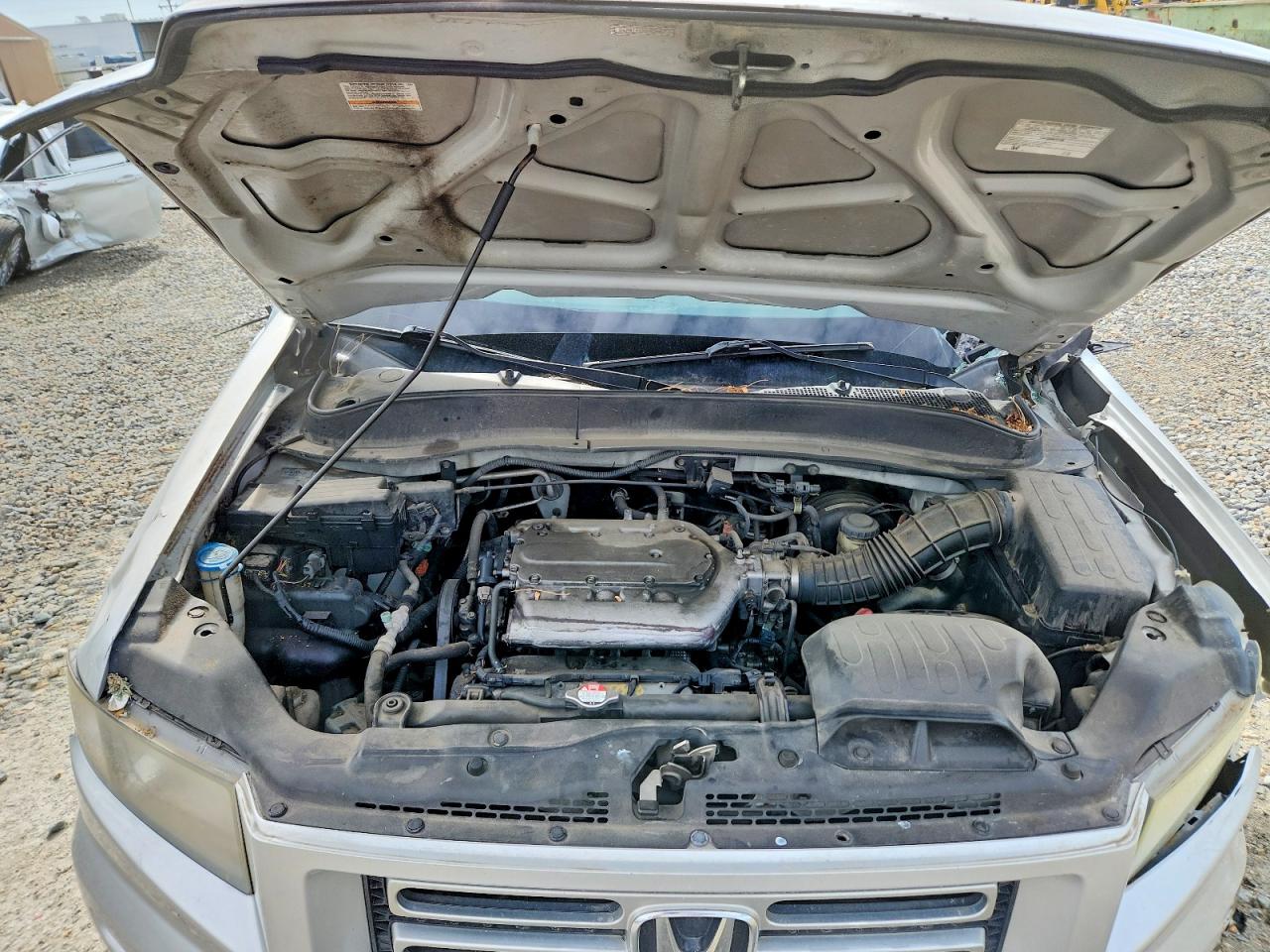 2008 Honda Ridgeline Rtl Silver vin: 2HJYK16508H535452