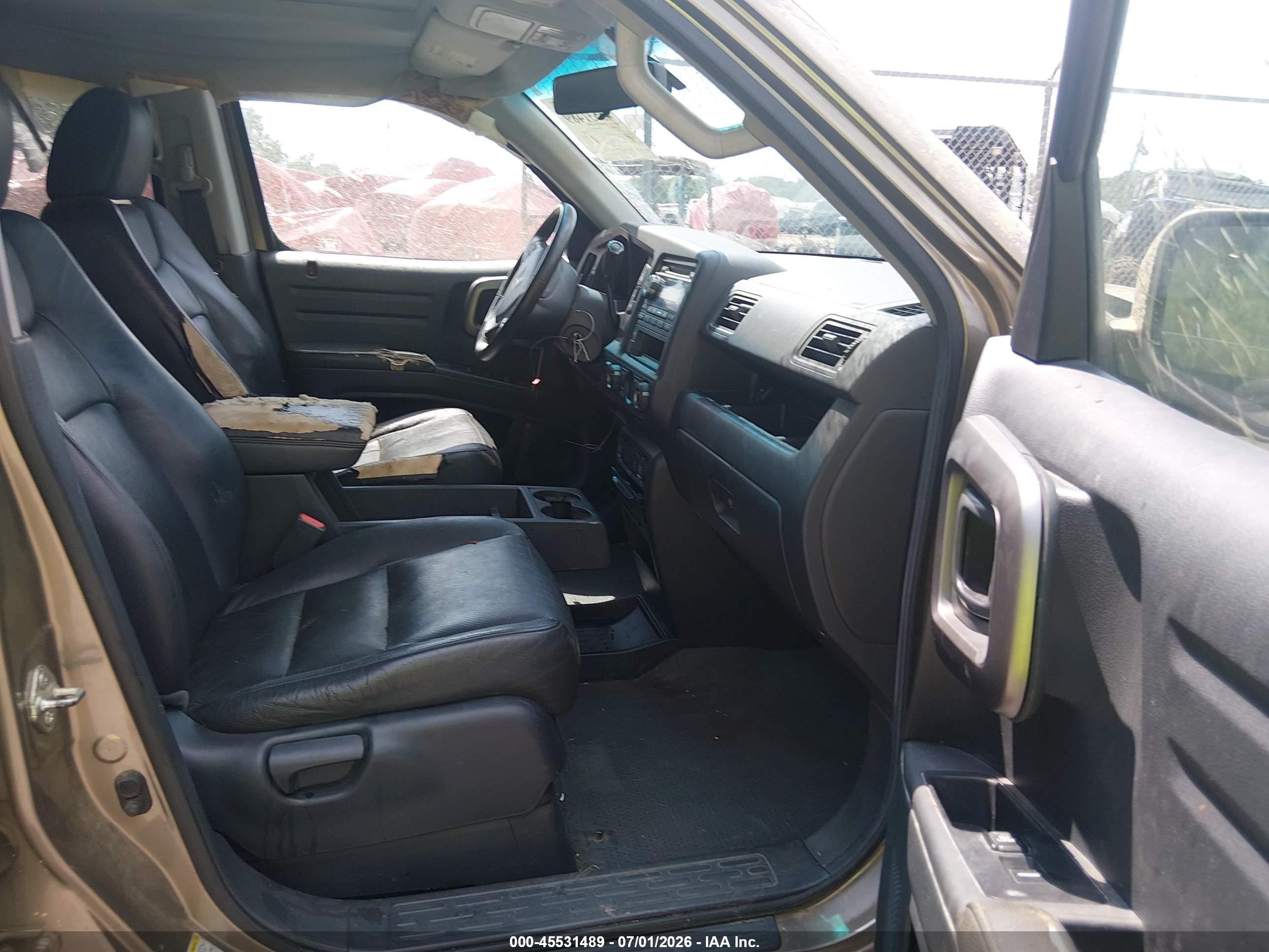 2009 Honda Ridgeline Rtl Brown vin: 2HJYK16509H501108