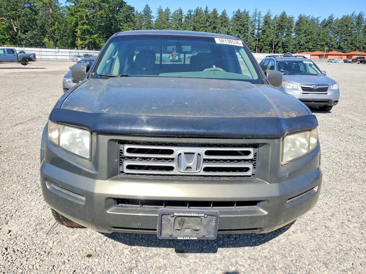 2006 Honda Ridgeline Rtl Green vin: 2HJYK16516H548143