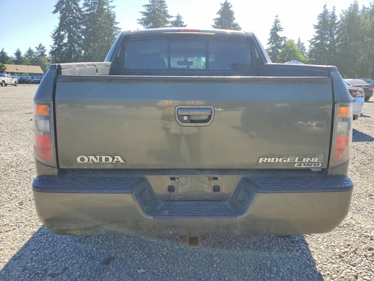 2006 Honda Ridgeline Rtl Green vin: 2HJYK16516H548143