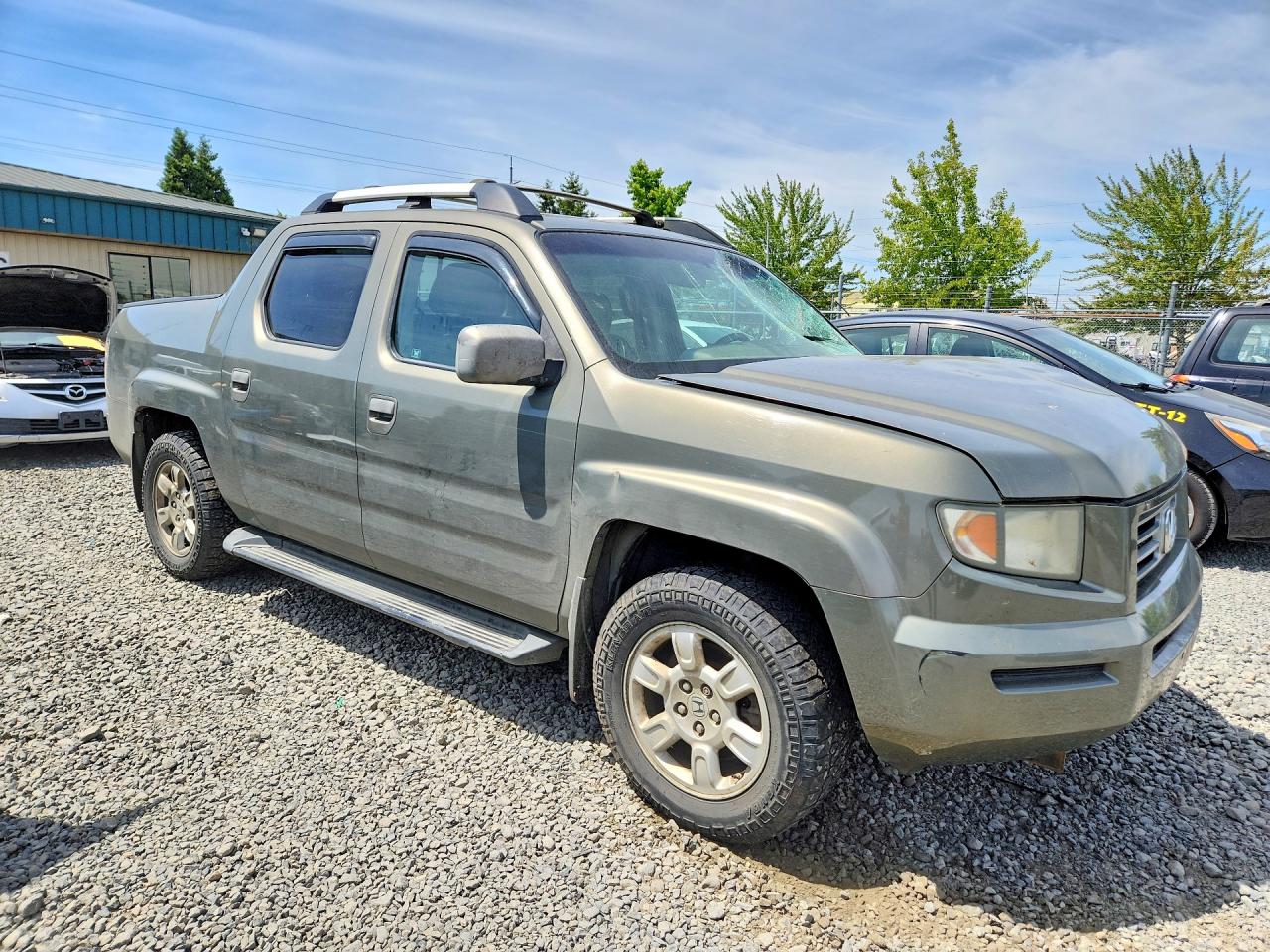 2007 Honda Ridgeline Rtl Gray vin: 2HJYK16517H506153