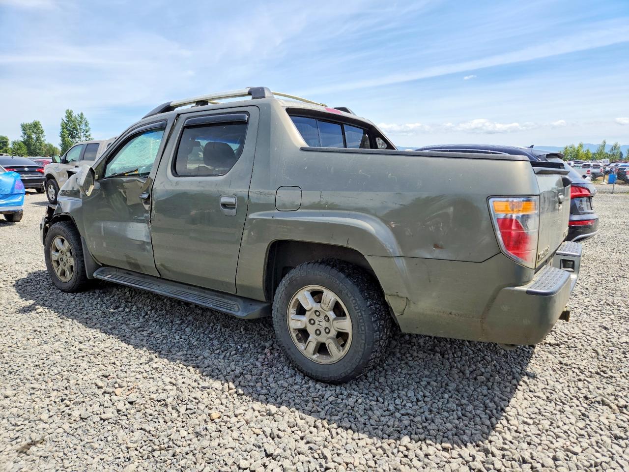 2007 Honda Ridgeline Rtl Gray vin: 2HJYK16517H506153