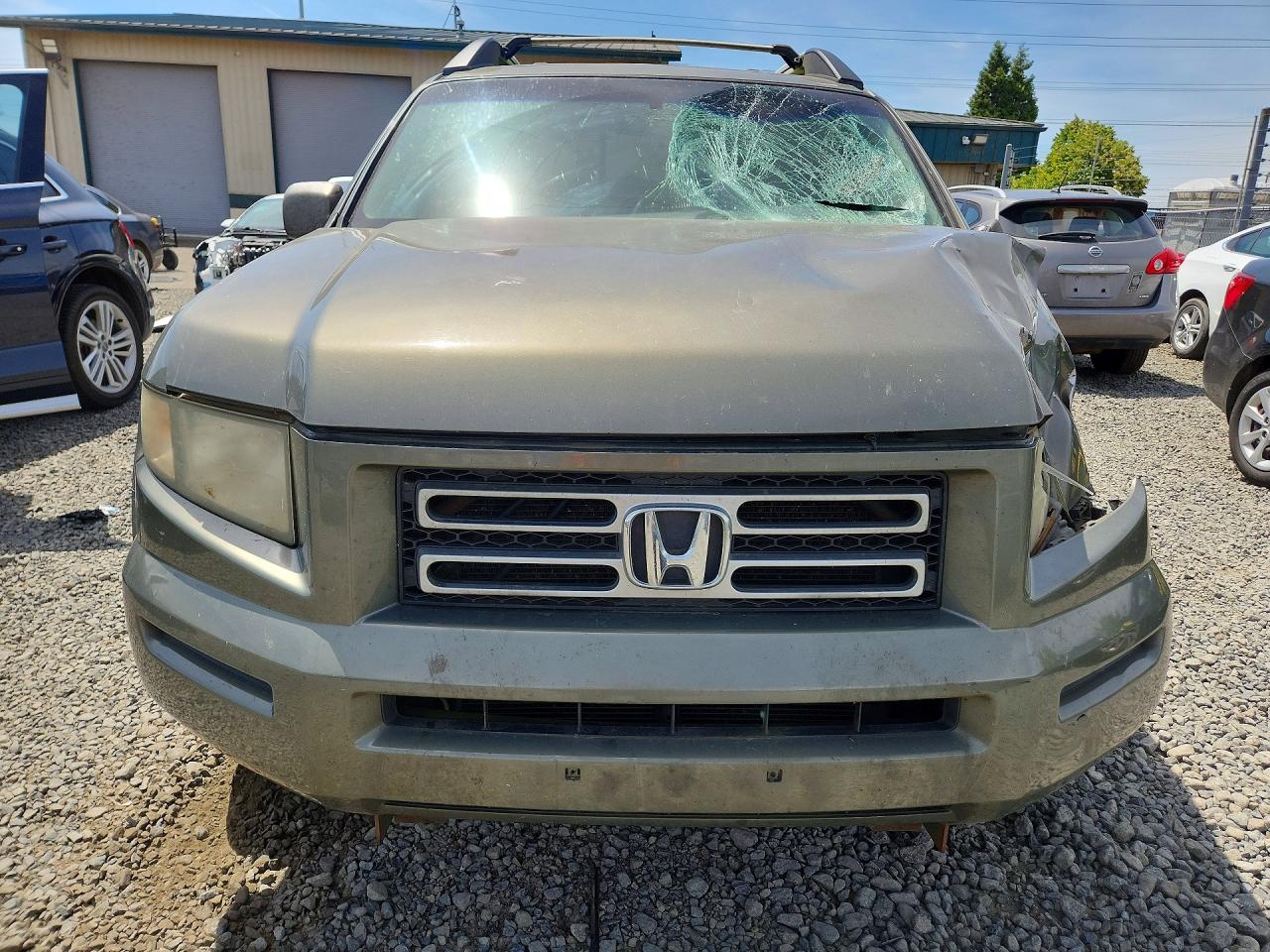 2007 Honda Ridgeline Rtl Gray vin: 2HJYK16517H506153