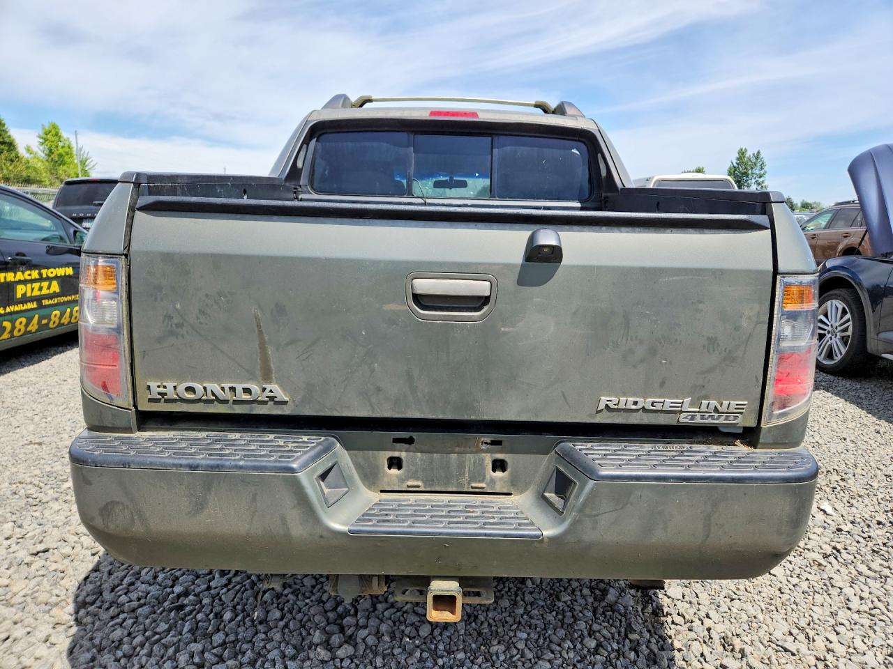 2007 Honda Ridgeline Rtl Gray vin: 2HJYK16517H506153