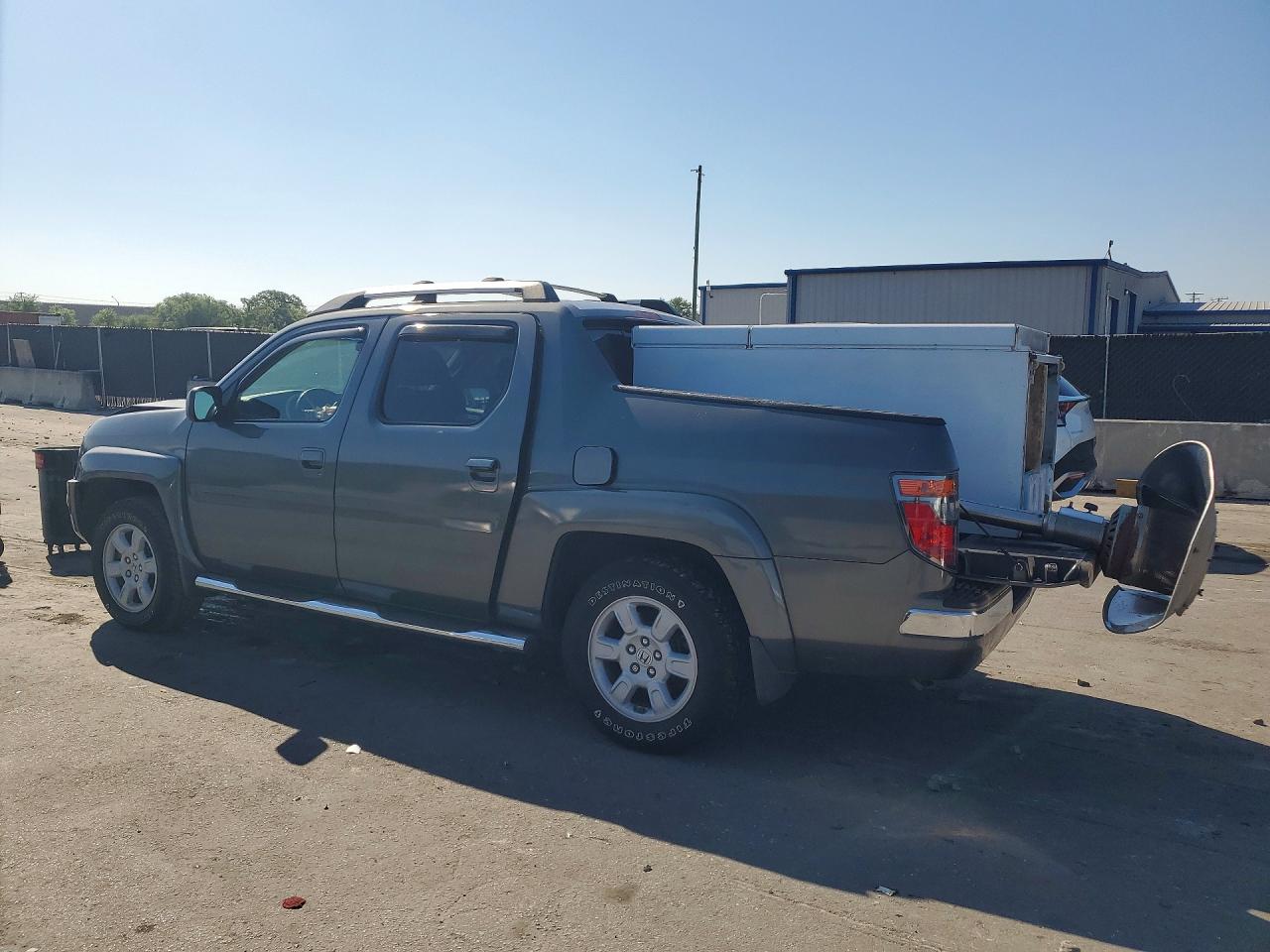 2007 Honda Ridgeline Rtl Gray vin: 2HJYK16517H509859