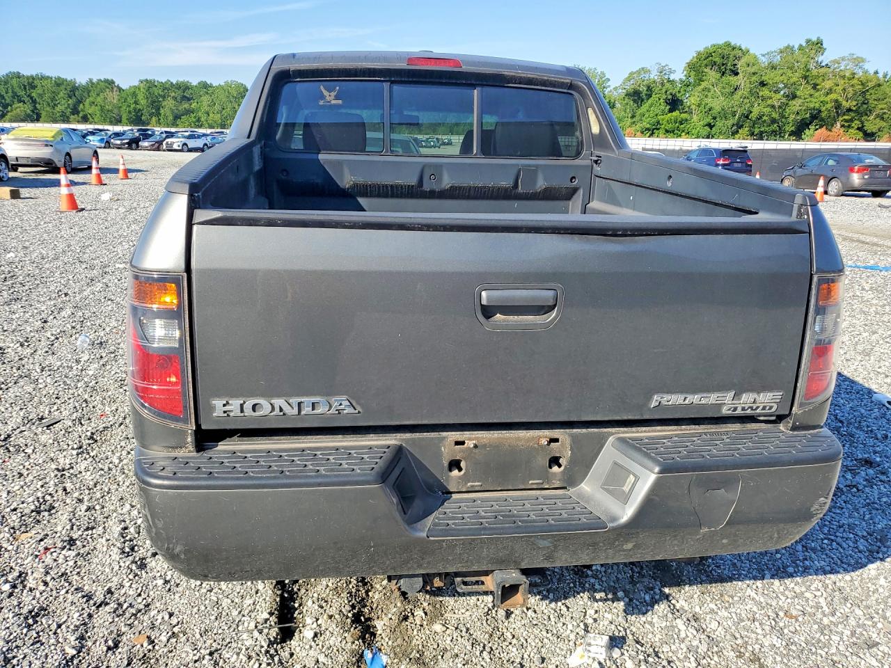 2007 Honda Ridgeline Rtl Gray vin: 2HJYK16517H520103