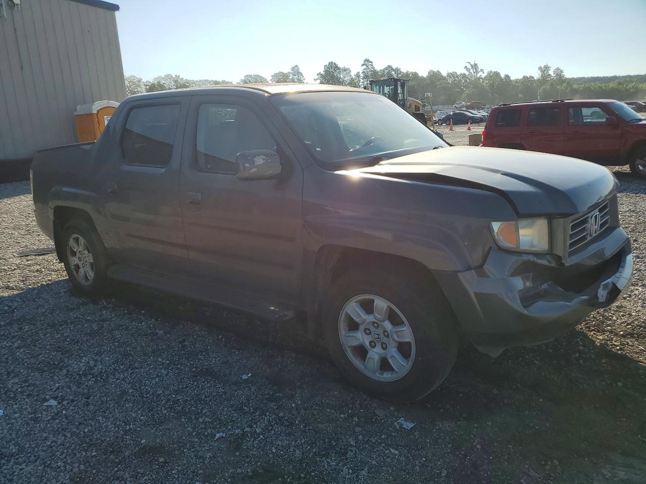 2007 Honda Ridgeline Rtl Gray vin: 2HJYK16517H520103