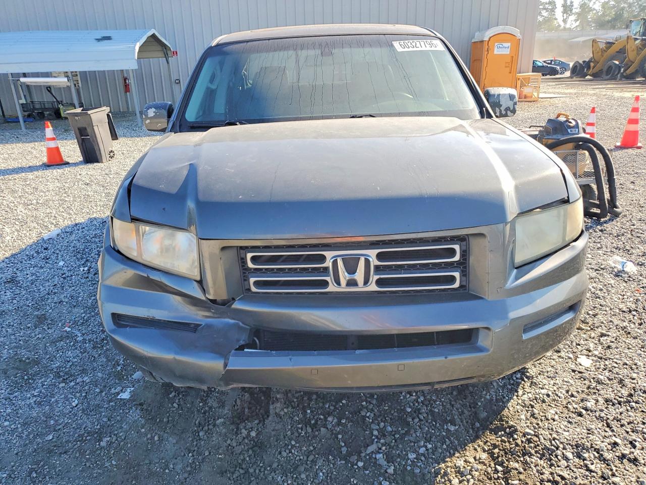 2007 Honda Ridgeline Rtl Gray vin: 2HJYK16517H520103