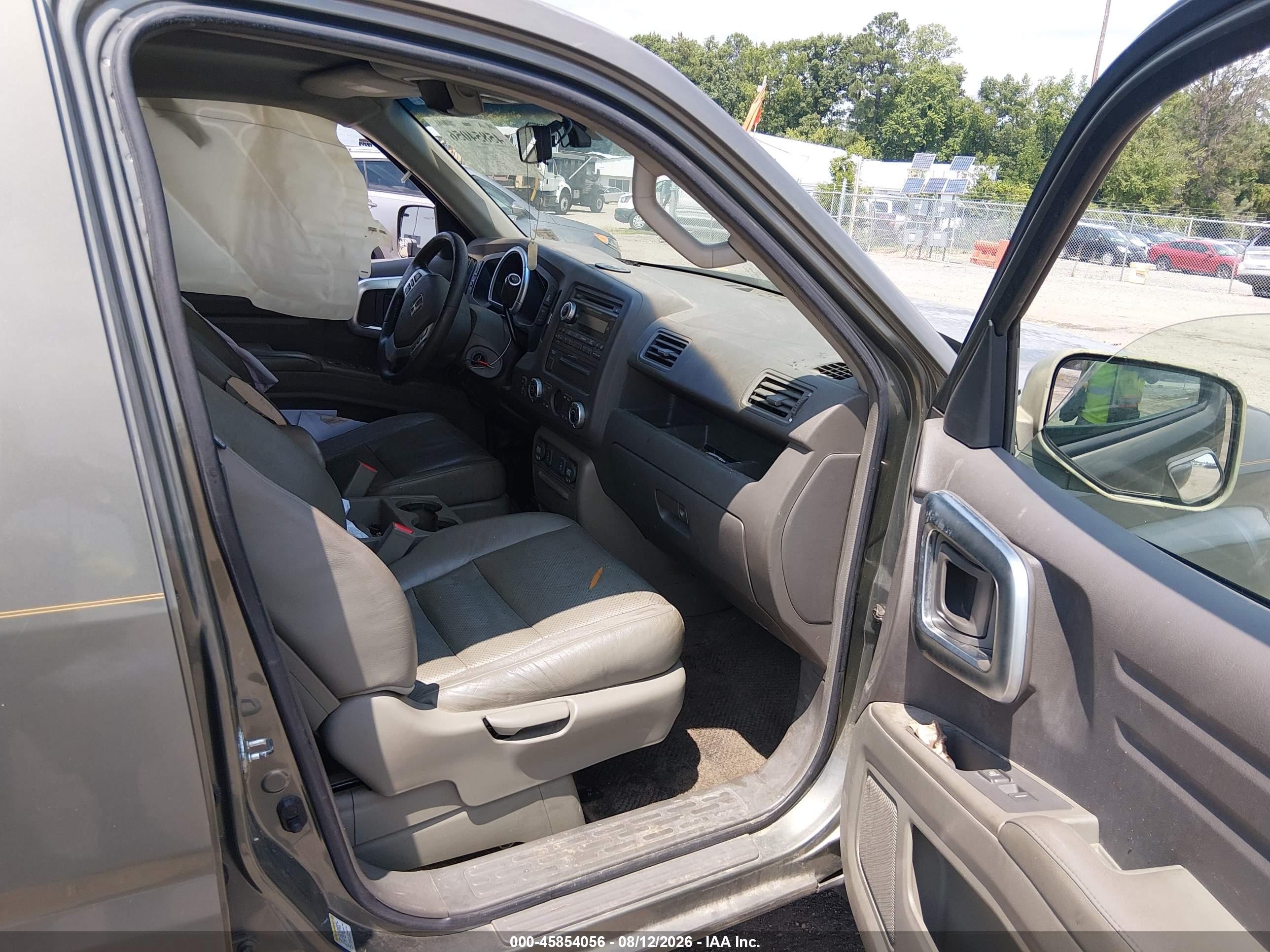 2007 Honda Ridgeline Rtl Gray vin: 2HJYK16517H531148