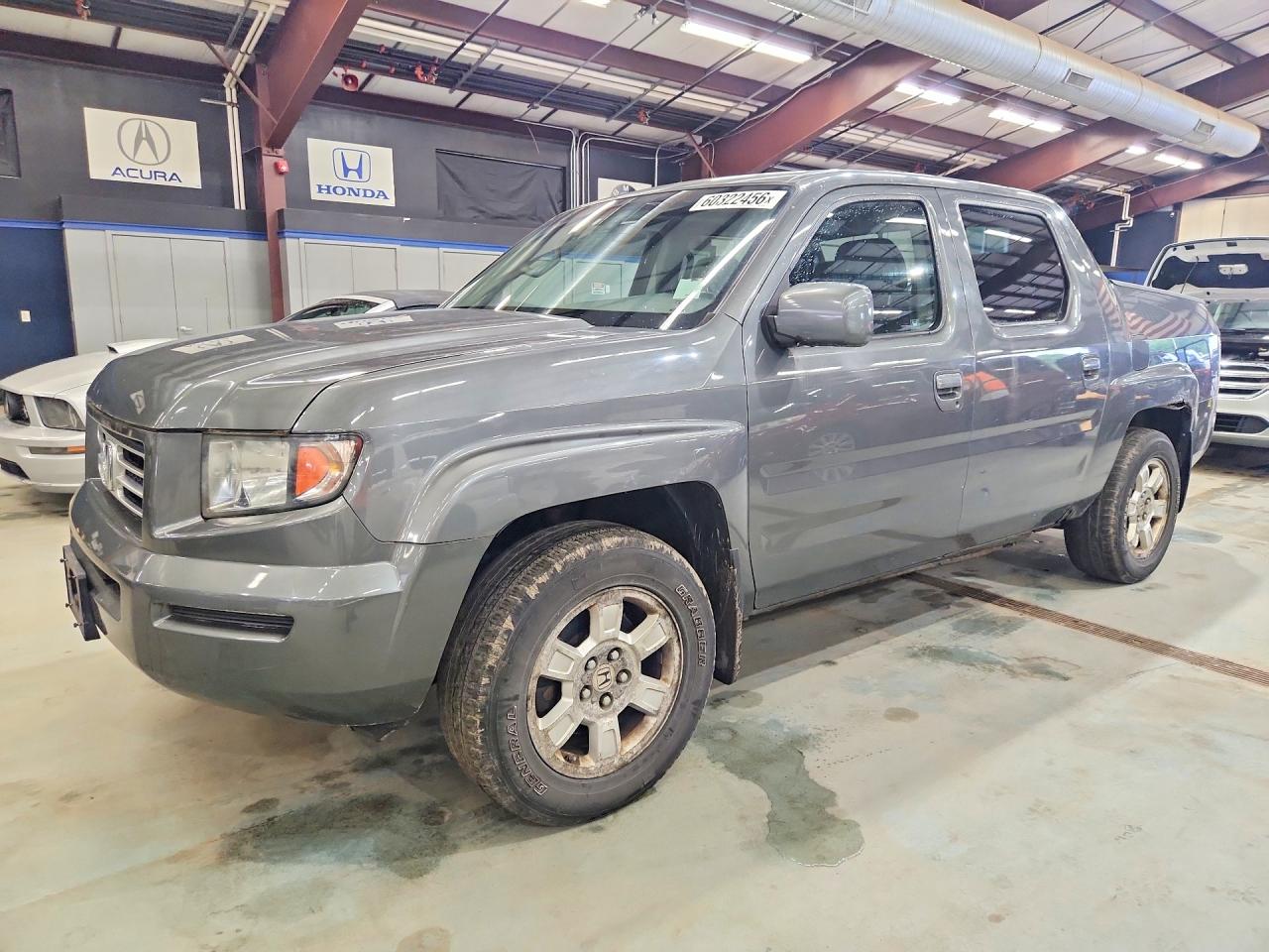 2008 Honda Ridgeline Rtl Gray vin: 2HJYK16518H507496