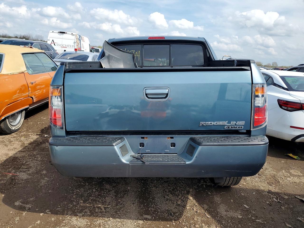 2008 Honda Ridgeline Rtl Blue vin: 2HJYK16518H521964