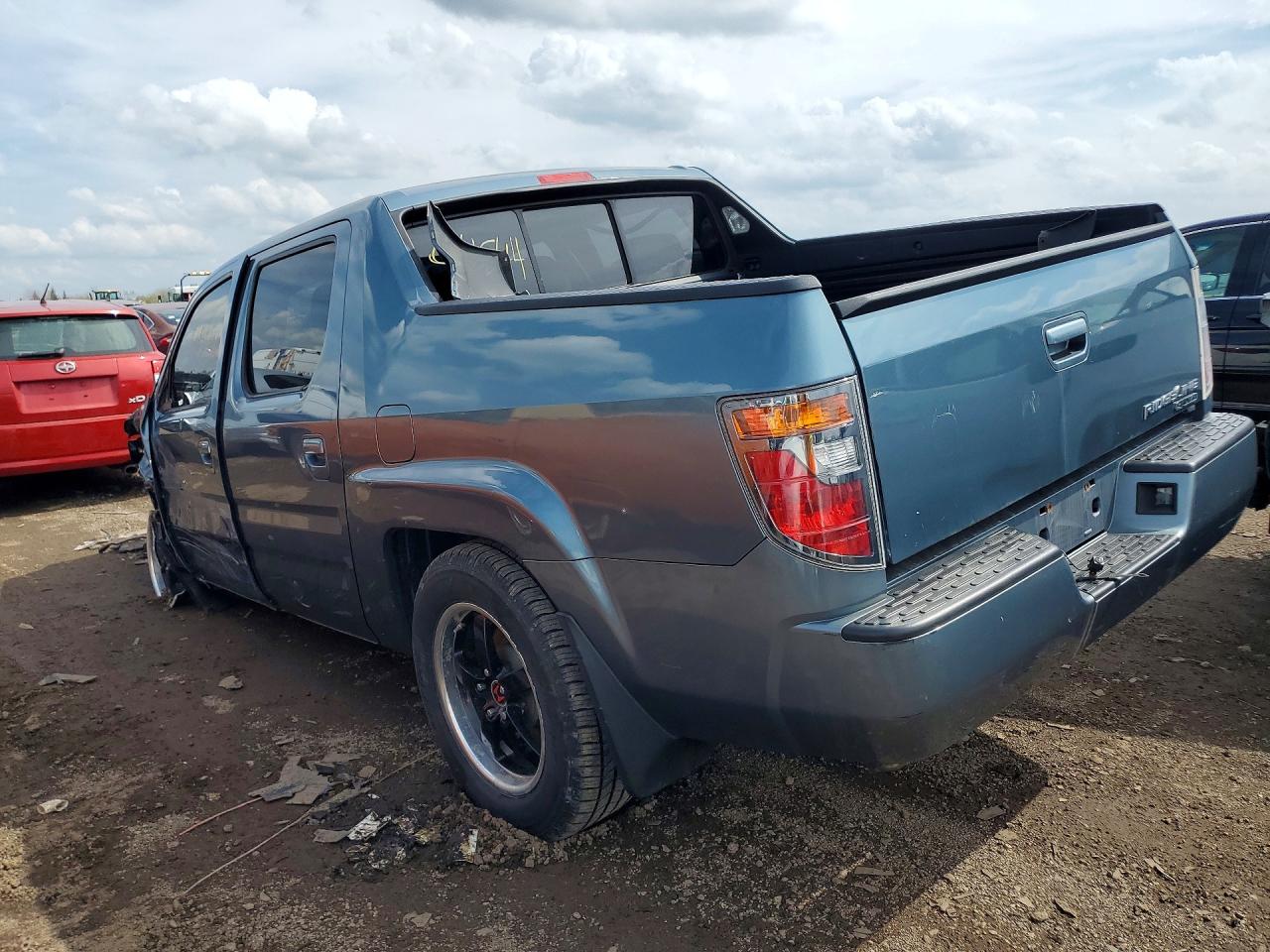 2008 Honda Ridgeline Rtl Blue vin: 2HJYK16518H521964