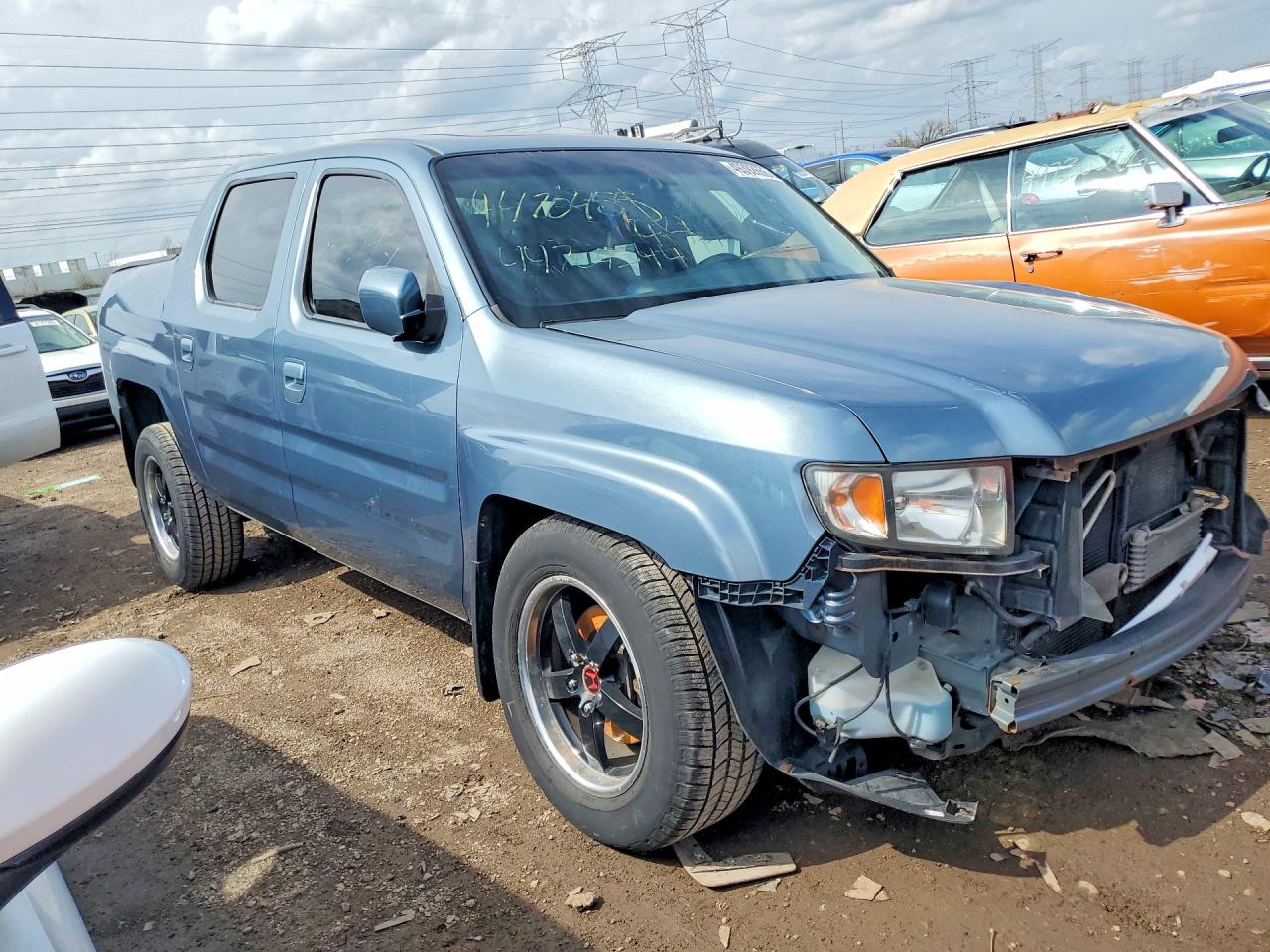 2008 Honda Ridgeline Rtl Blue vin: 2HJYK16518H521964