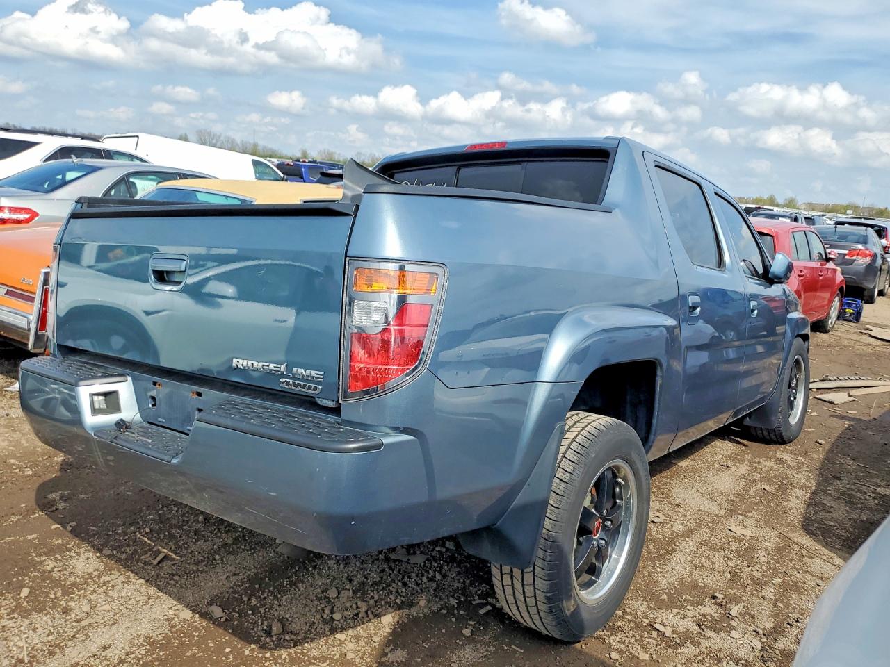 2008 Honda Ridgeline Rtl Blue vin: 2HJYK16518H521964