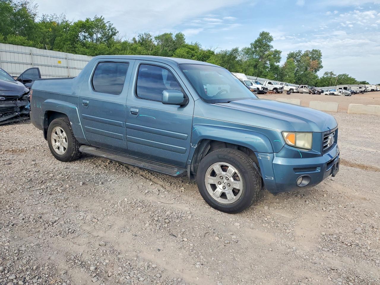 2008 Honda Ridgeline Rtl Синий vin: 2HJYK16518H527831