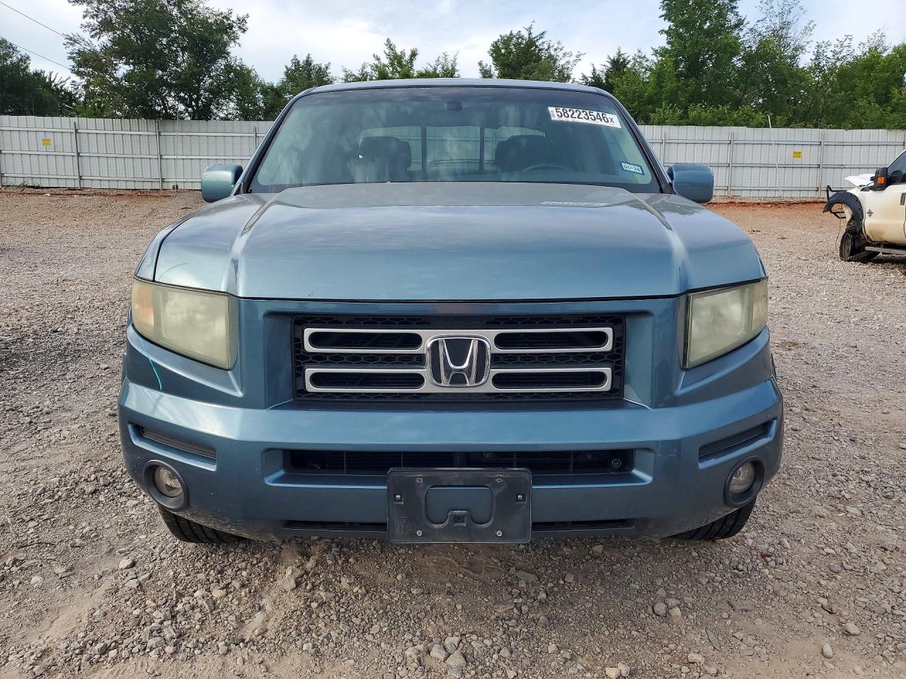 2008 Honda Ridgeline Rtl Синий vin: 2HJYK16518H527831