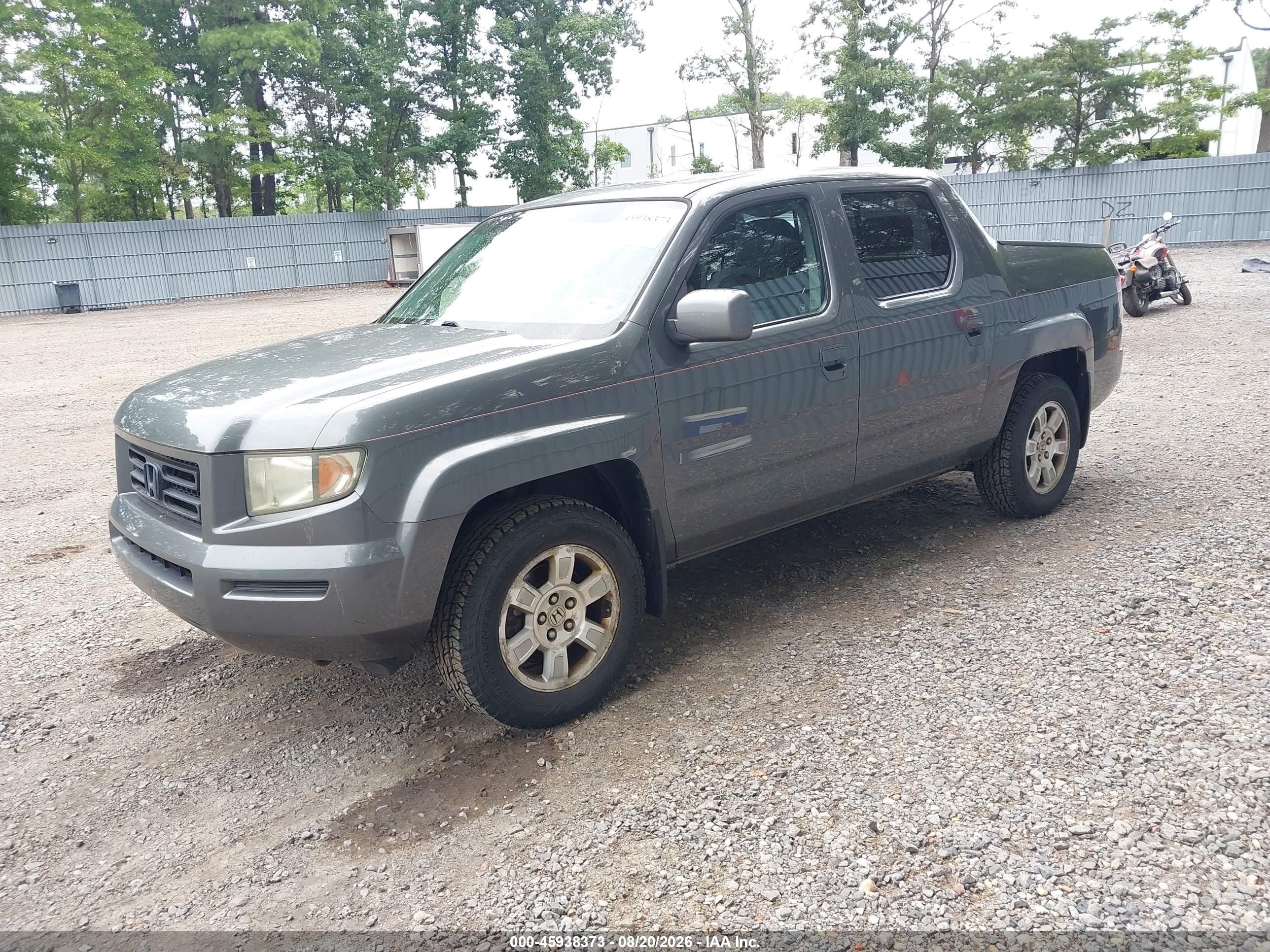 2008 Honda Ridgeline Rtl Серый vin: 2HJYK16518H532060