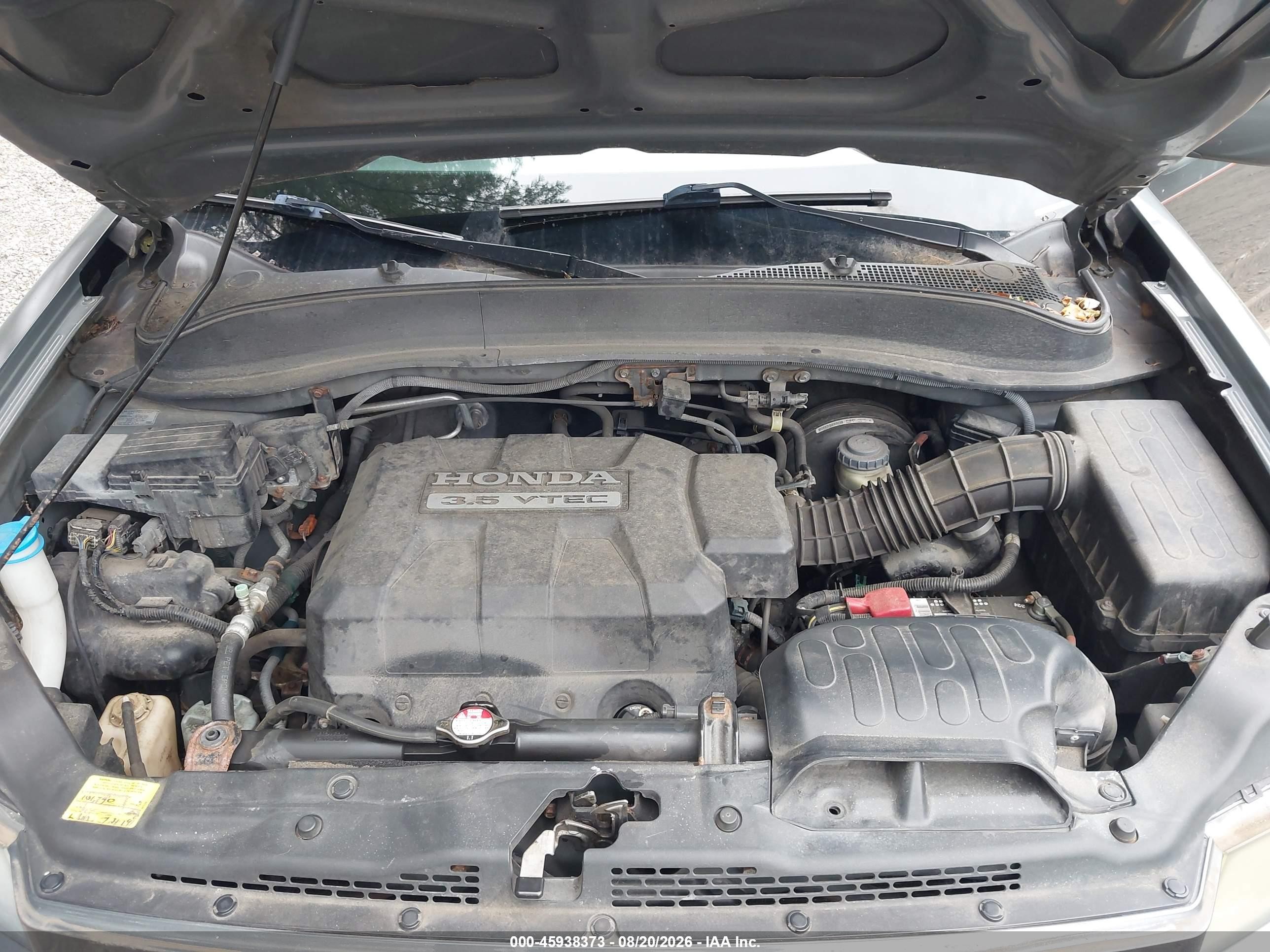 2008 Honda Ridgeline Rtl Серый vin: 2HJYK16518H532060