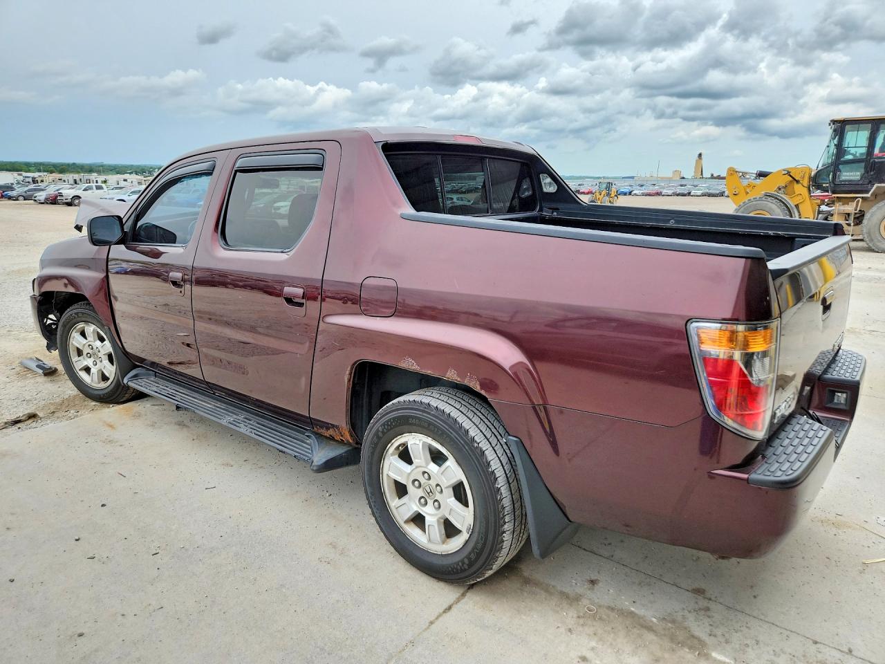 2008 Honda Ridgeline Rtl Maroon vin: 2HJYK16518H540370