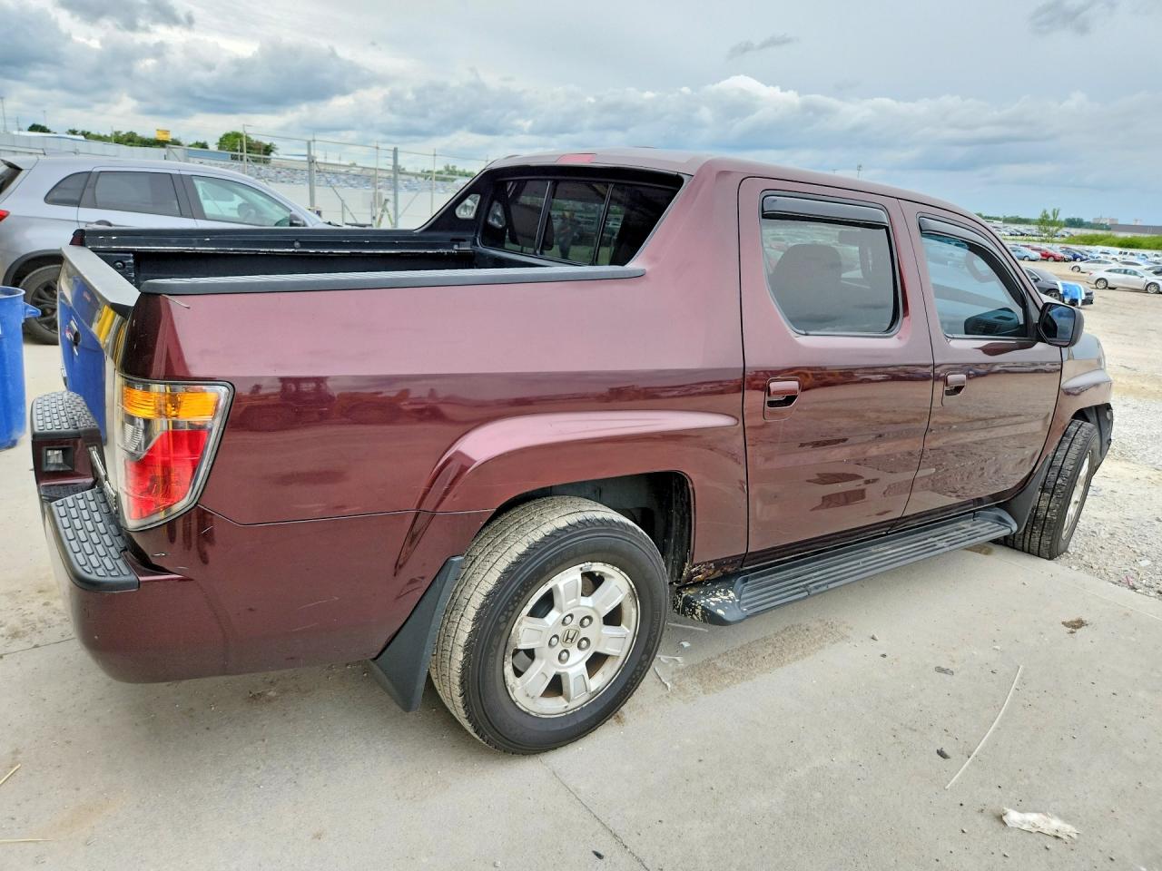 2008 Honda Ridgeline Rtl Maroon vin: 2HJYK16518H540370
