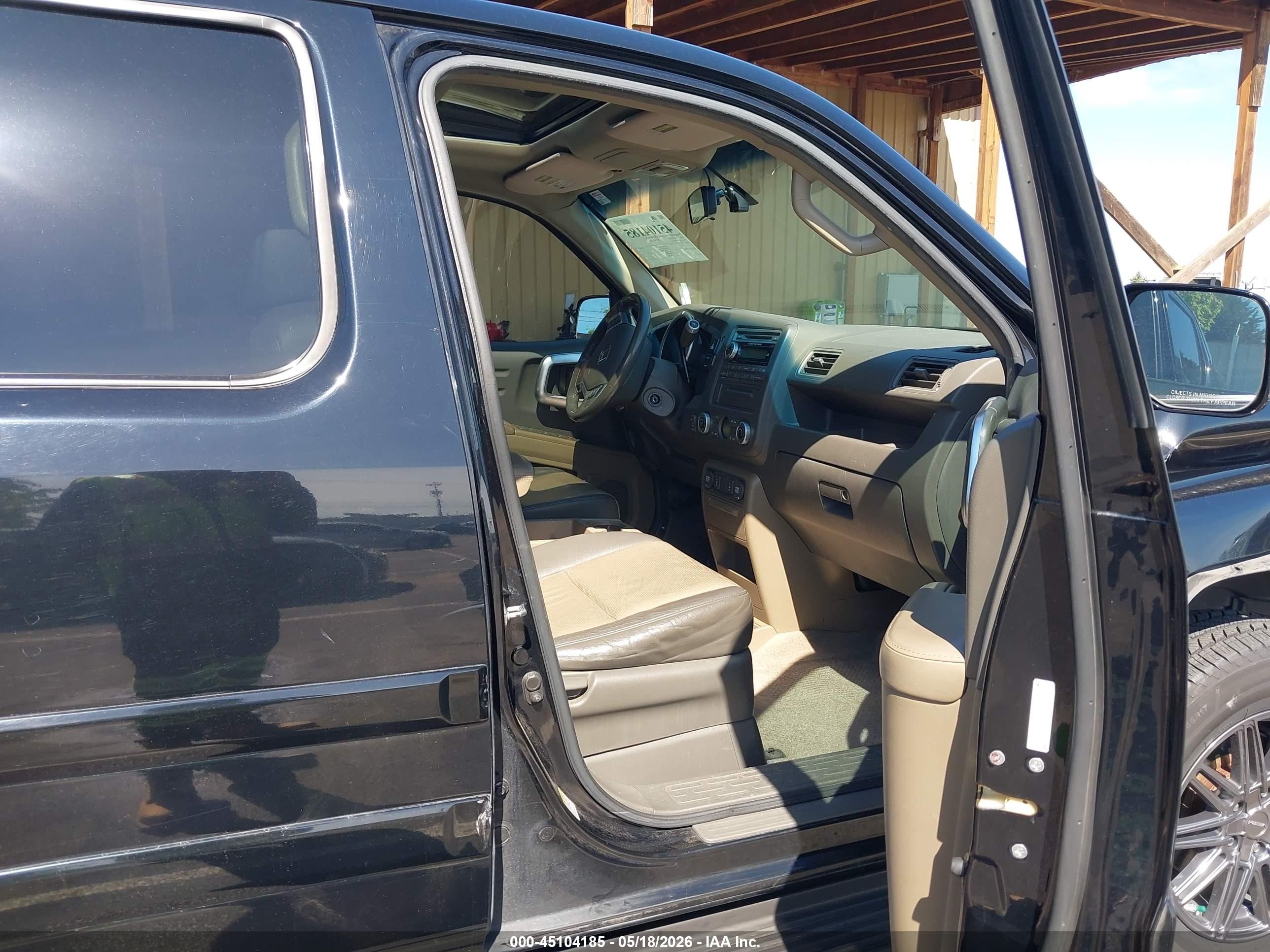 2006 Honda Ridgeline Rtl Black vin: 2HJYK16526H535322