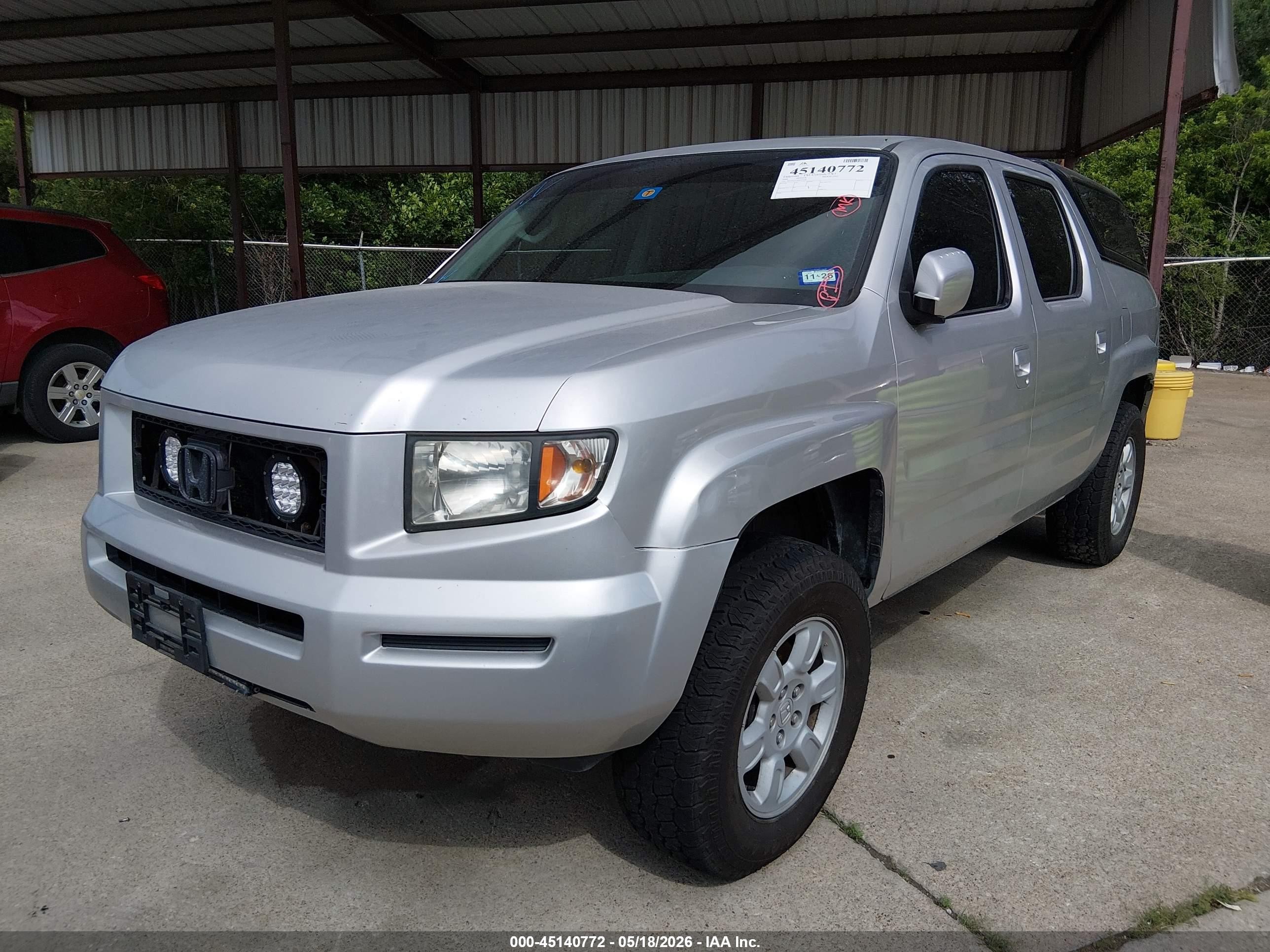 2006 Honda Ridgeline Rtl Gray vin: 2HJYK16526H551648