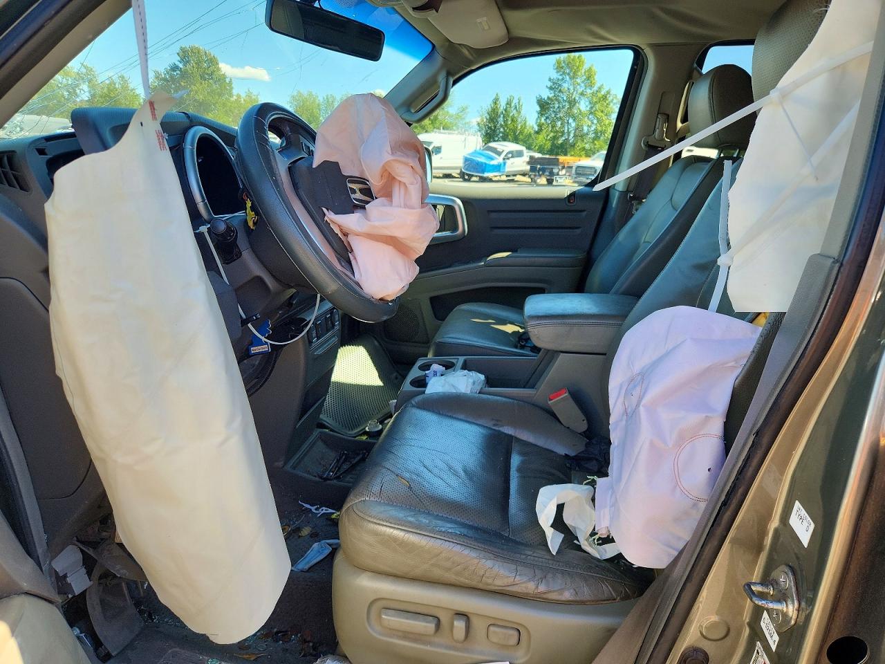 2007 Honda Ridgeline Rtl Gray vin: 2HJYK16527H525486