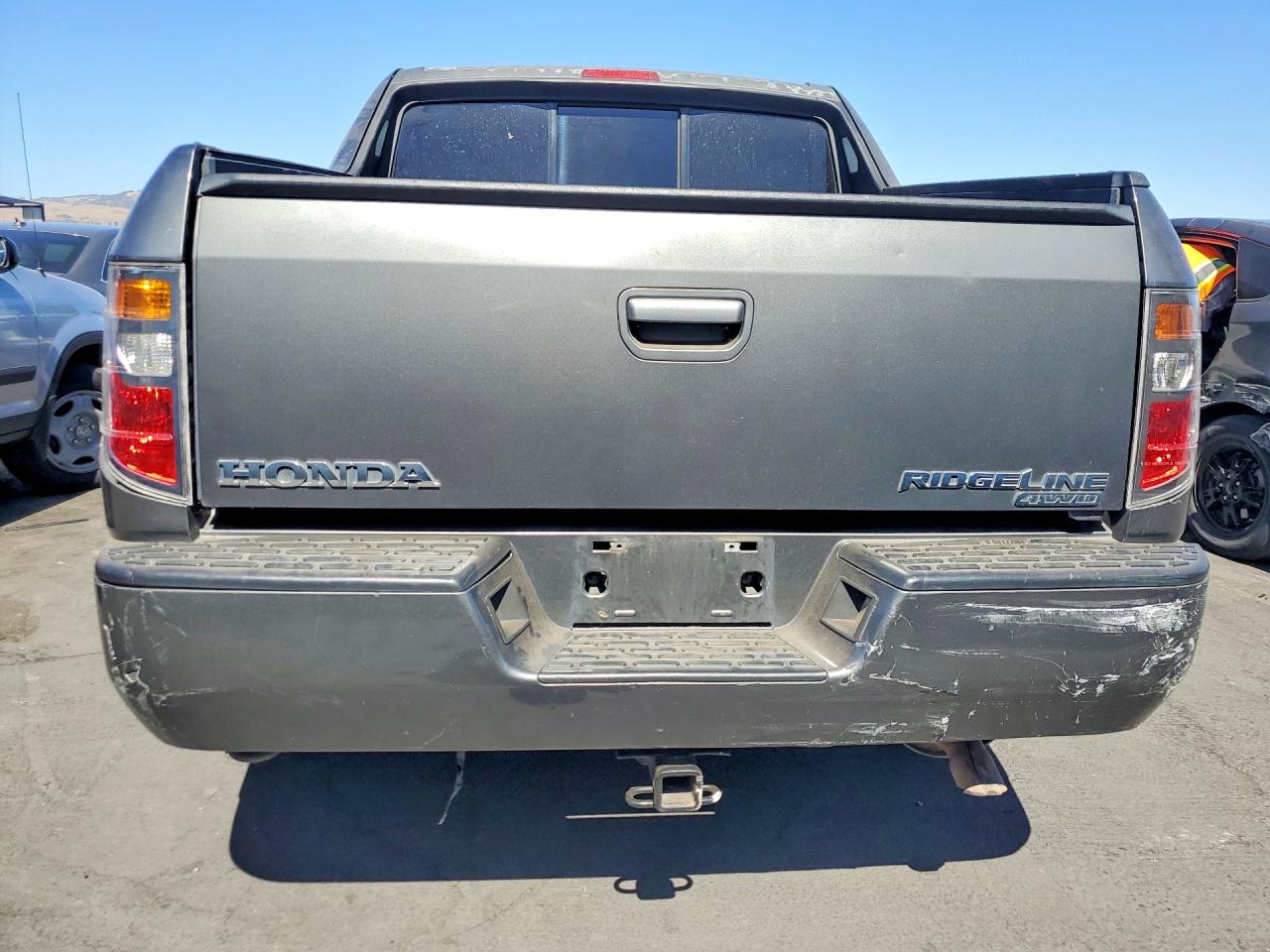2007 Honda Ridgeline Rtl Gray vin: 2HJYK16527H534625