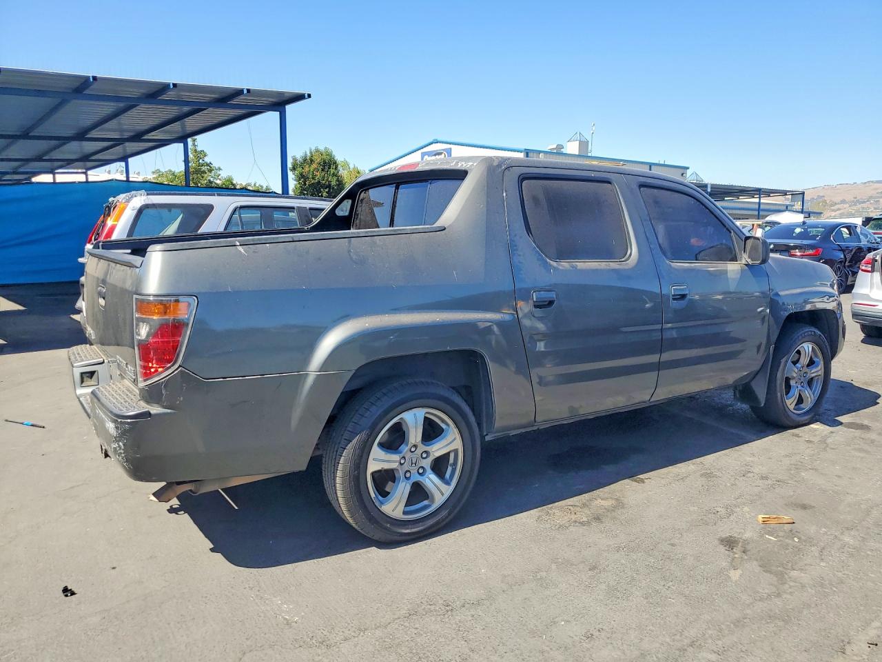 2007 Honda Ridgeline Rtl Gray vin: 2HJYK16527H534625