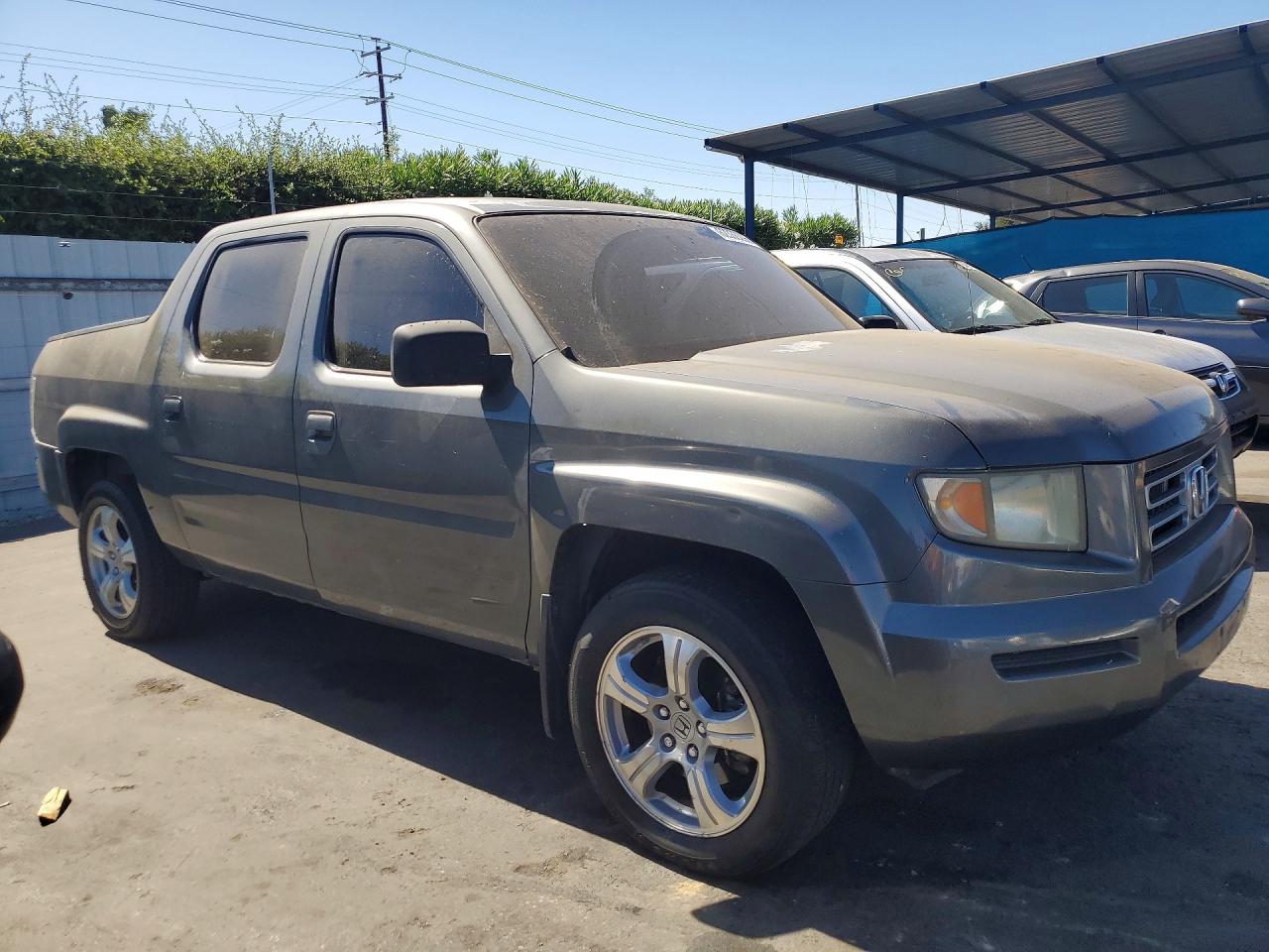 2007 Honda Ridgeline Rtl Gray vin: 2HJYK16527H534625