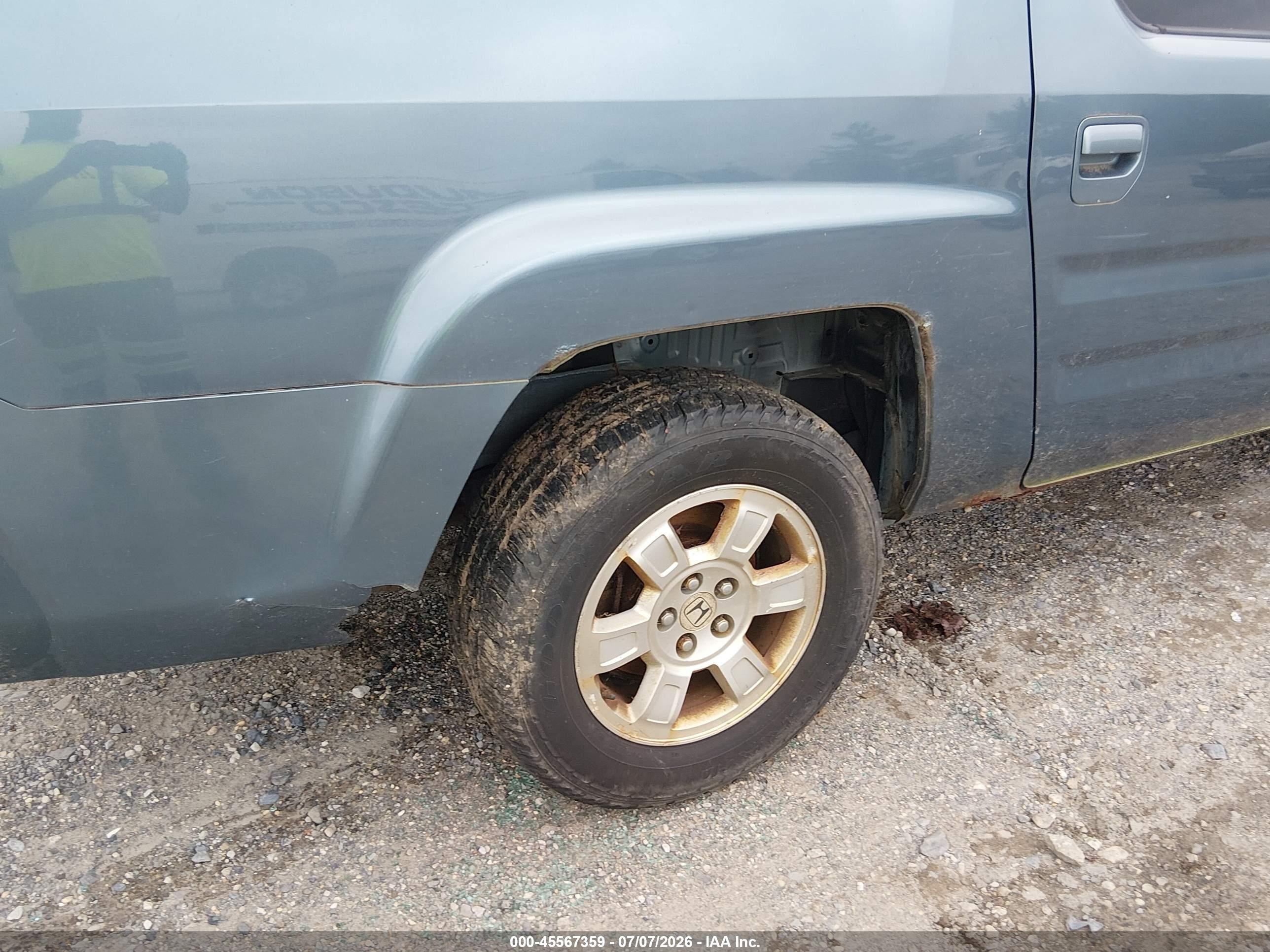 2008 Honda Ridgeline Rtl Turquoise vin: 2HJYK16528H508088