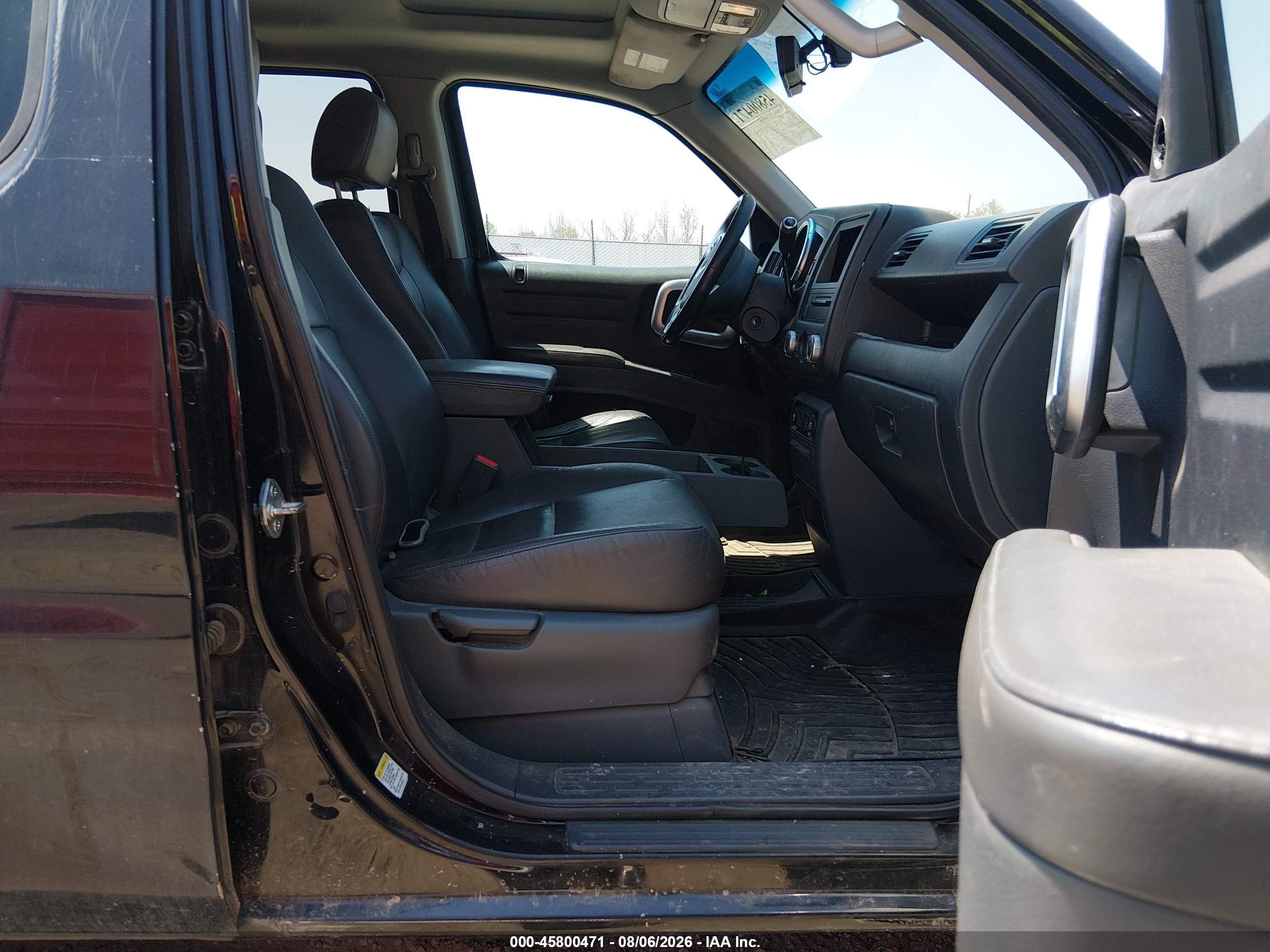 2008 Honda Ridgeline Rtl Black vin: 2HJYK16528H516160