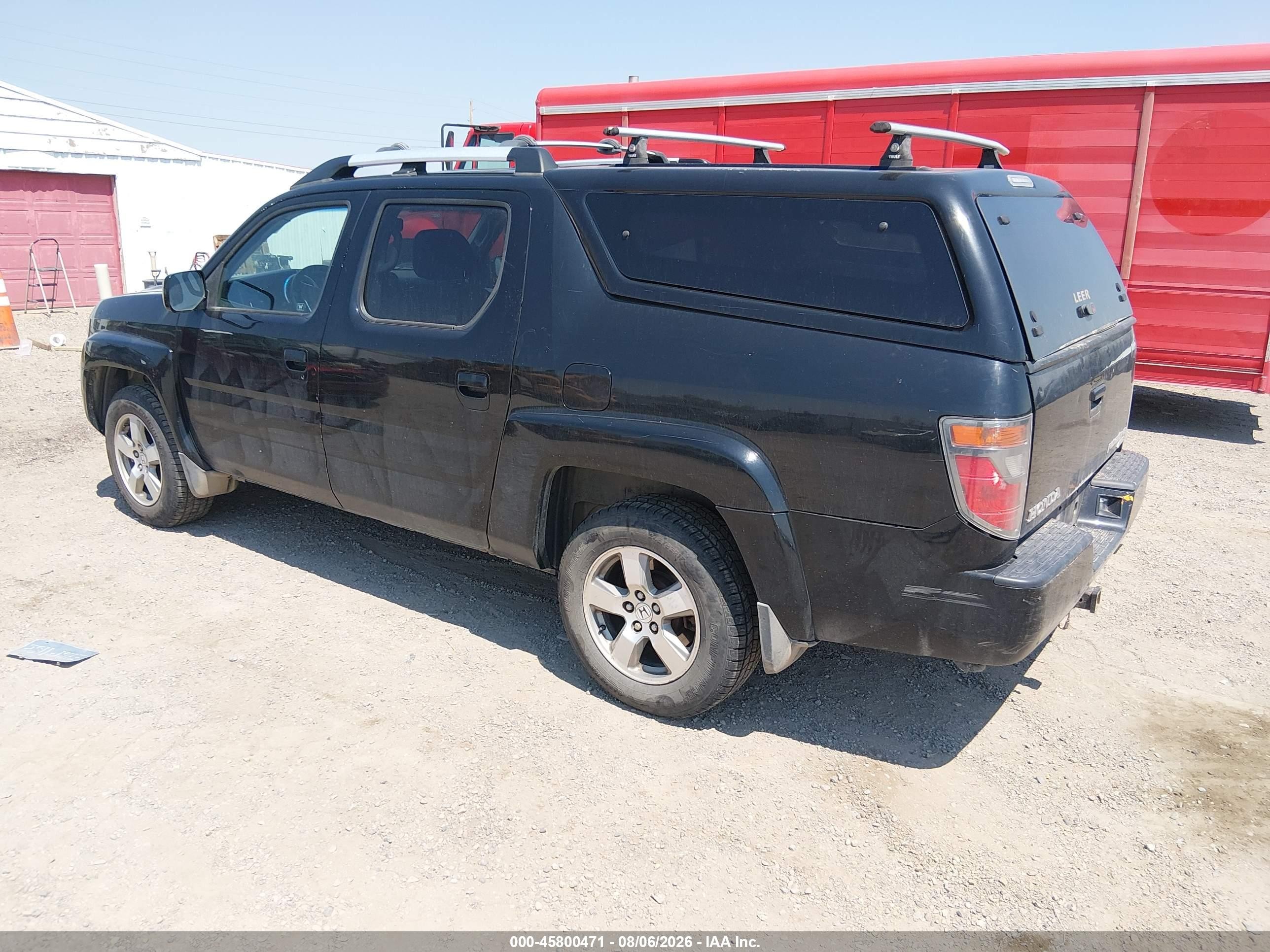 2008 Honda Ridgeline Rtl Black vin: 2HJYK16528H516160