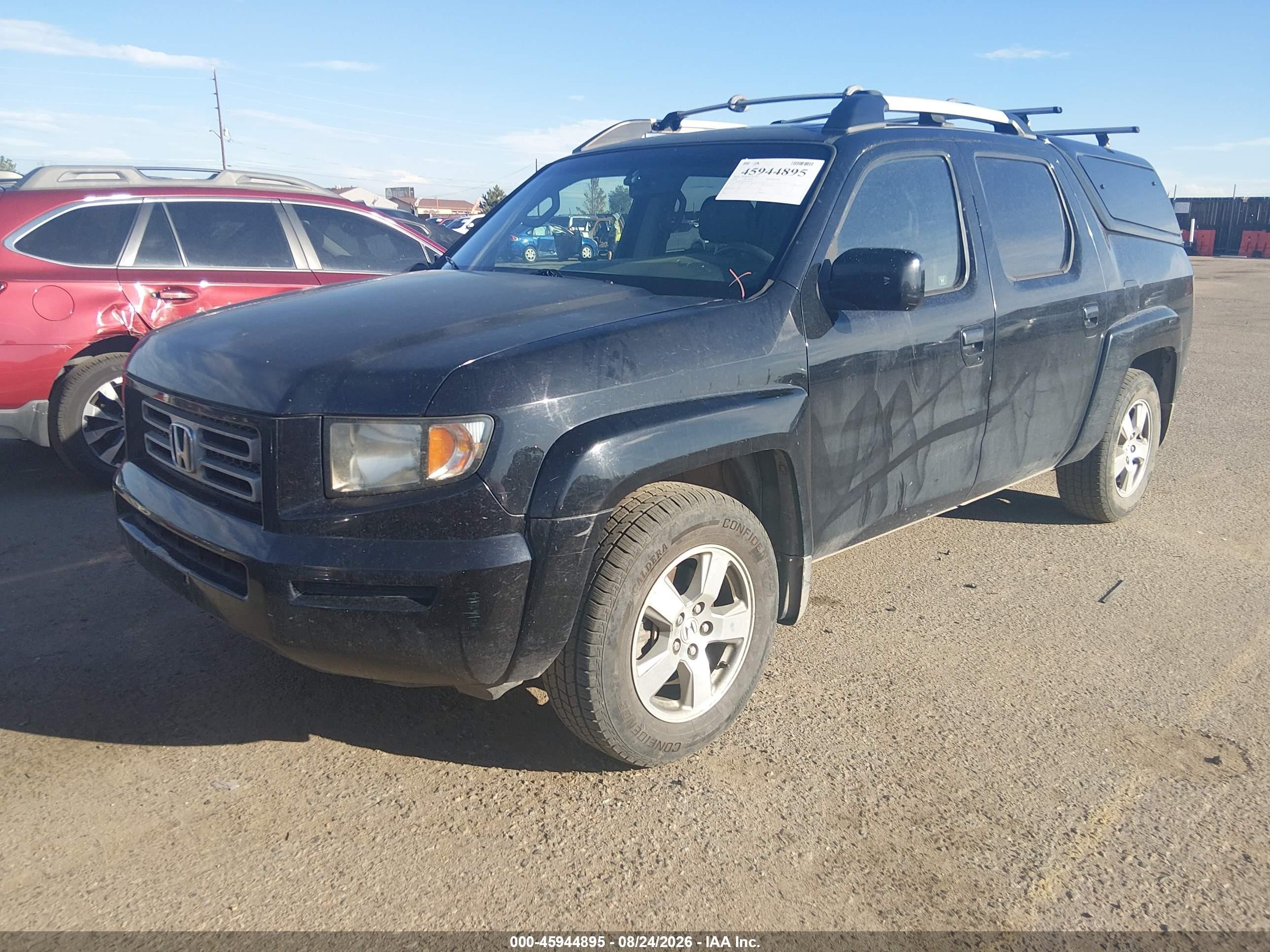 2008 Honda Ridgeline Rtl Черный vin: 2HJYK16528H516160