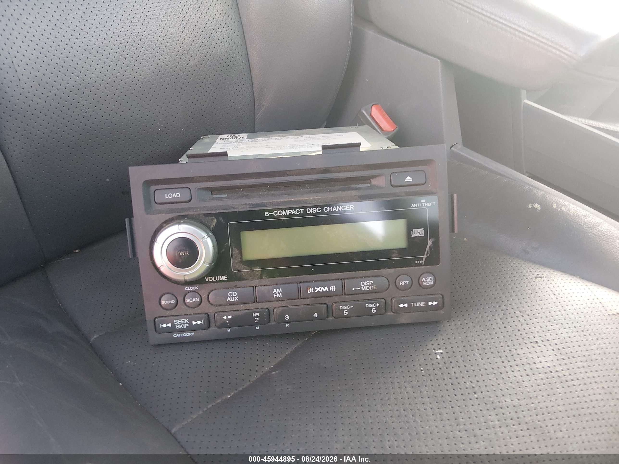 2008 Honda Ridgeline Rtl Черный vin: 2HJYK16528H516160