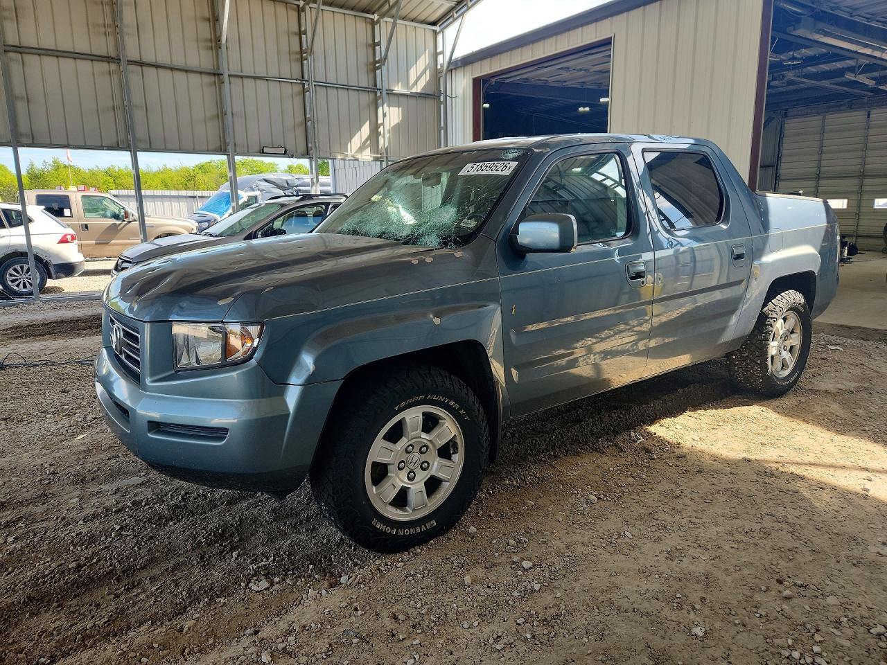 2008 Honda Ridgeline Rtl Blue vin: 2HJYK16528H538062