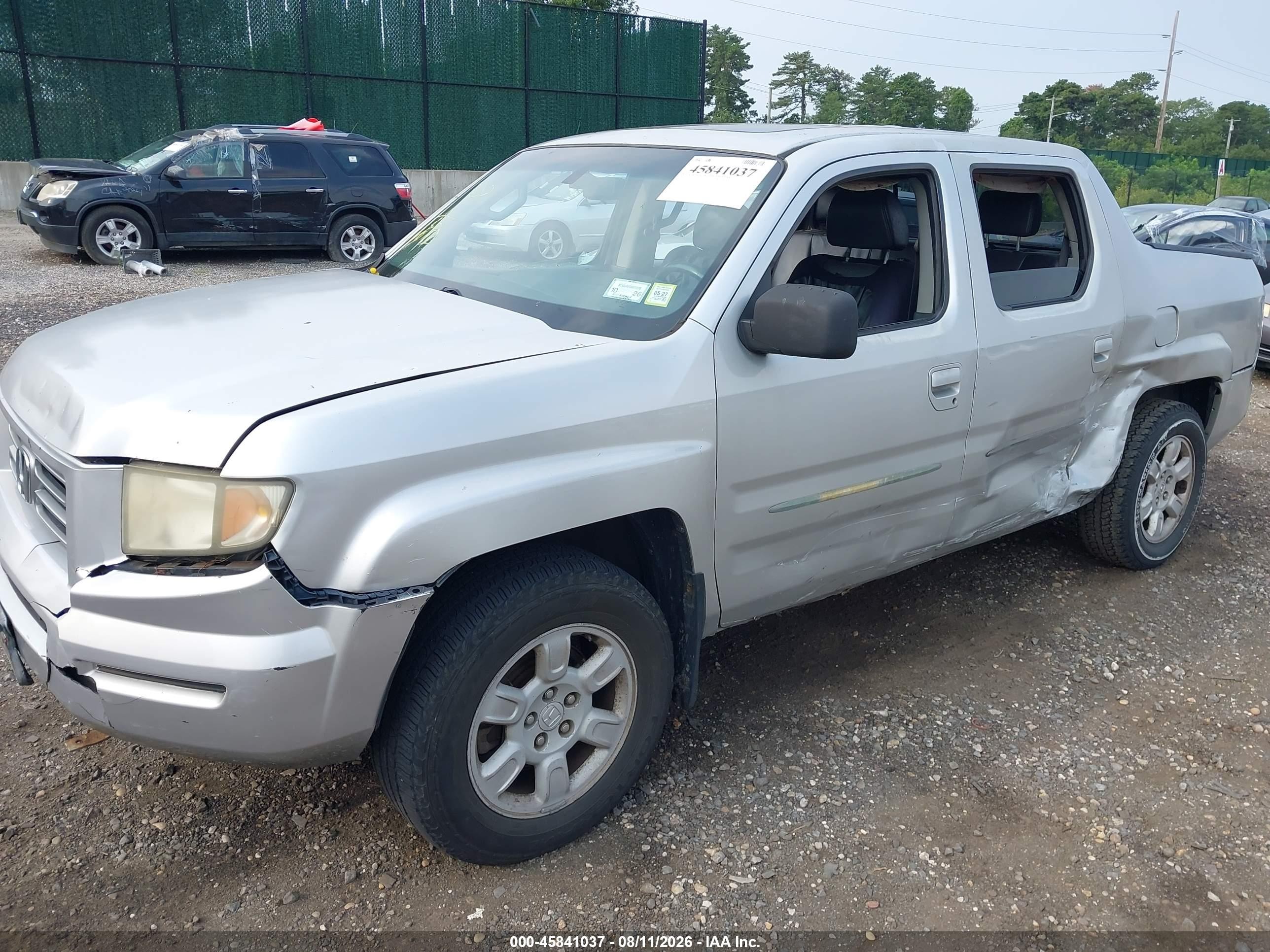 2006 Honda Ridgeline Rtl Серебряный vin: 2HJYK16536H507948