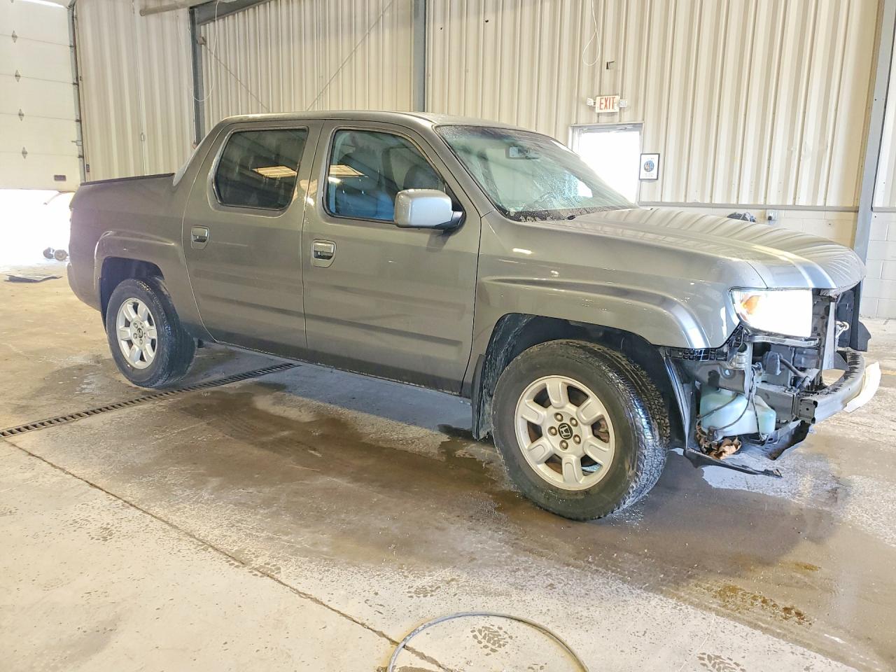 2007 Honda Ridgeline Rtl Gray vin: 2HJYK16537H509619