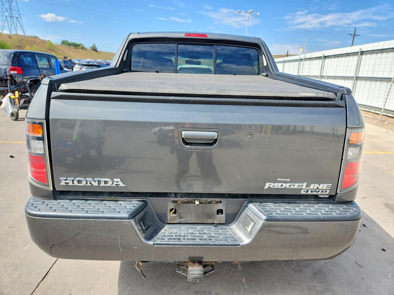 2007 Honda Ridgeline Rtl Gray vin: 2HJYK16537H536688