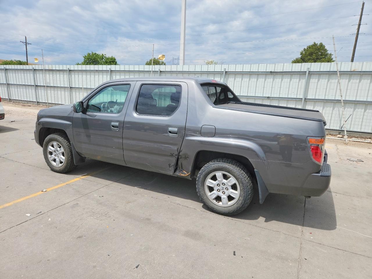 2007 Honda Ridgeline Rtl Gray vin: 2HJYK16537H536688