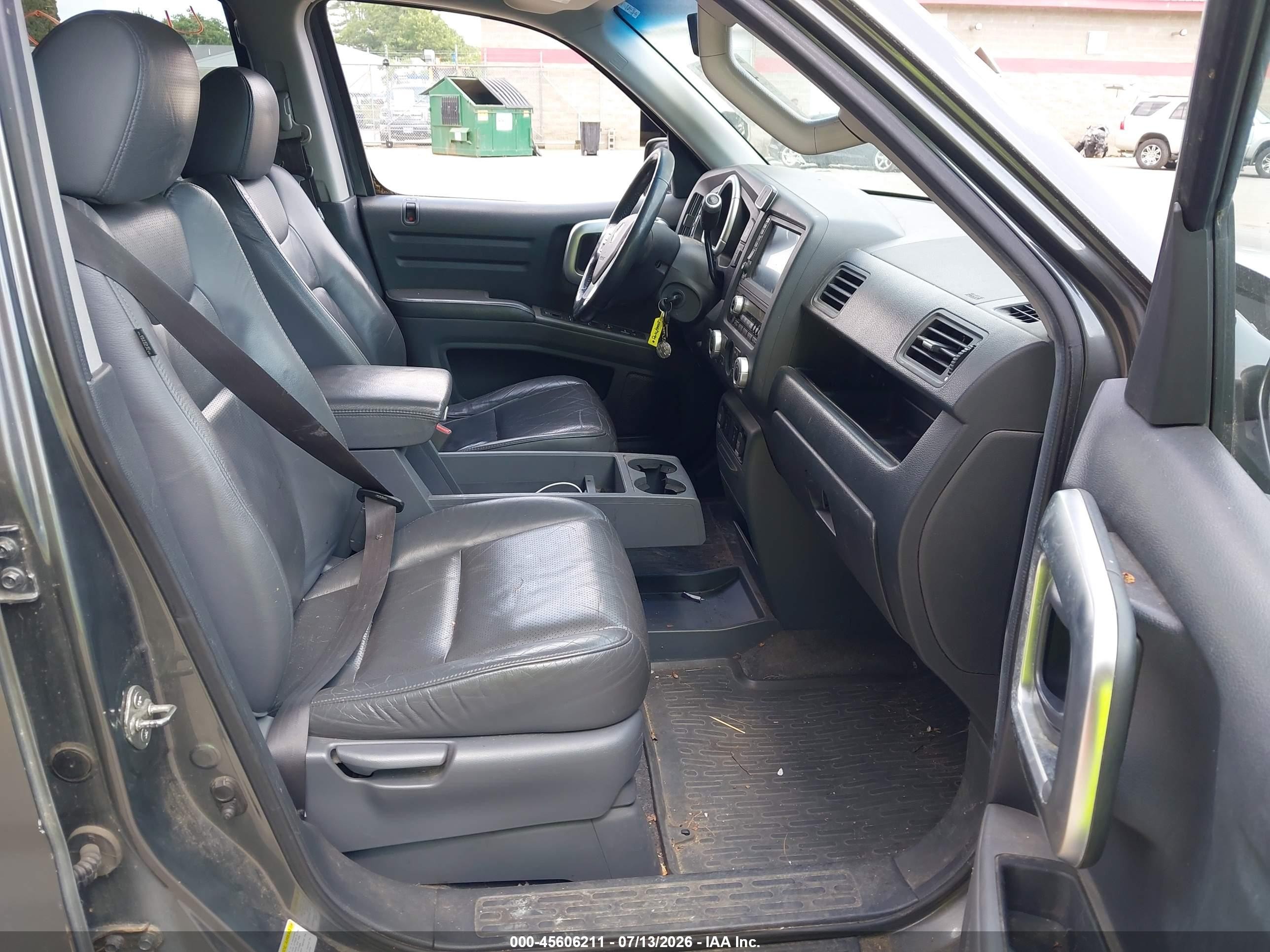 2007 Honda Ridgeline Rtl Gray vin: 2HJYK16537H536965