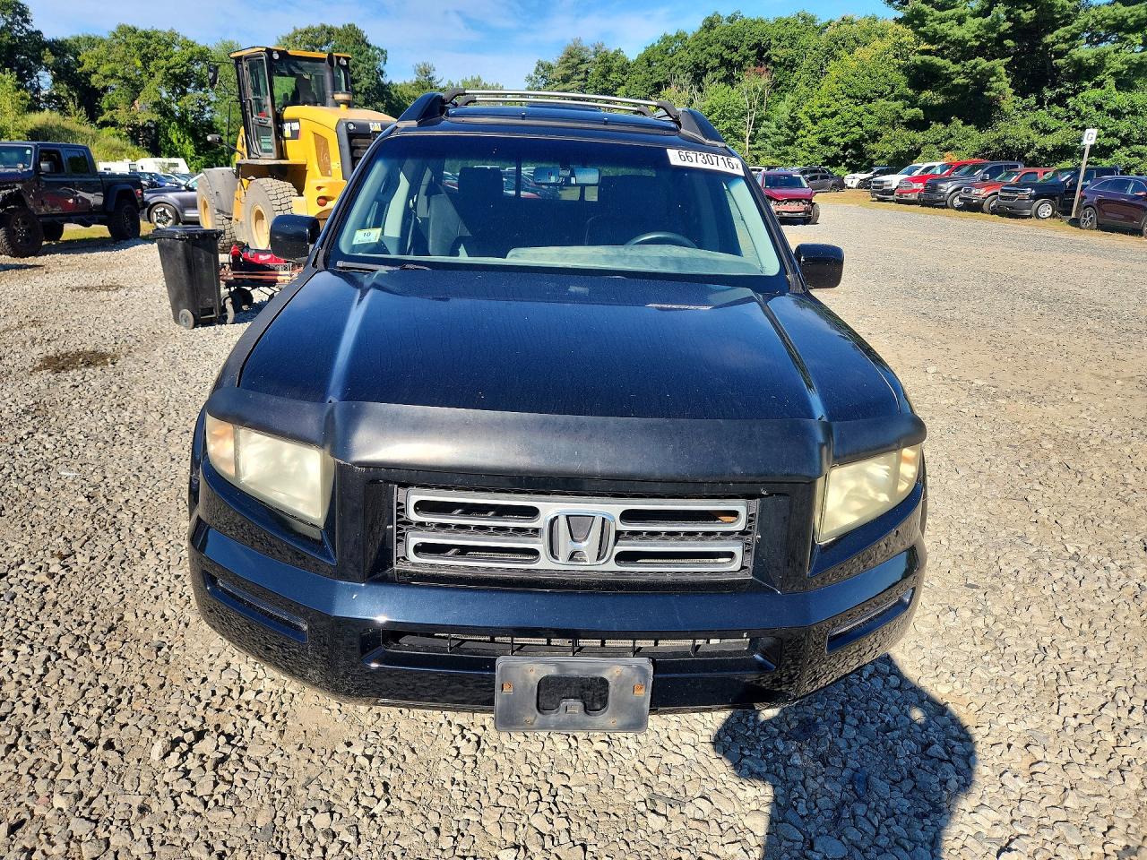 2007 Honda Ridgeline Rtl Черный vin: 2HJYK16537H550915