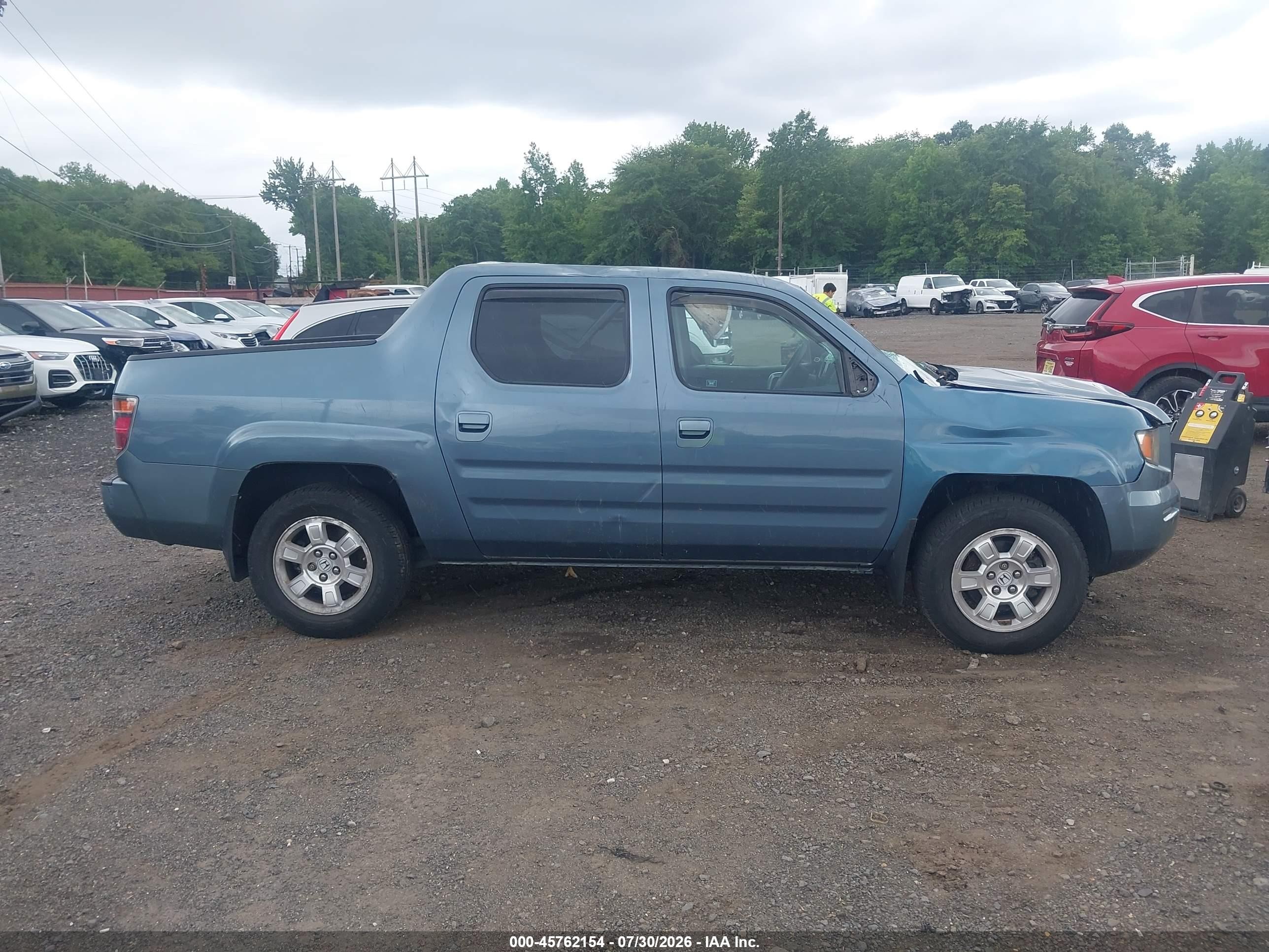 2008 Honda Ridgeline Rtl Gray vin: 2HJYK16538H516040