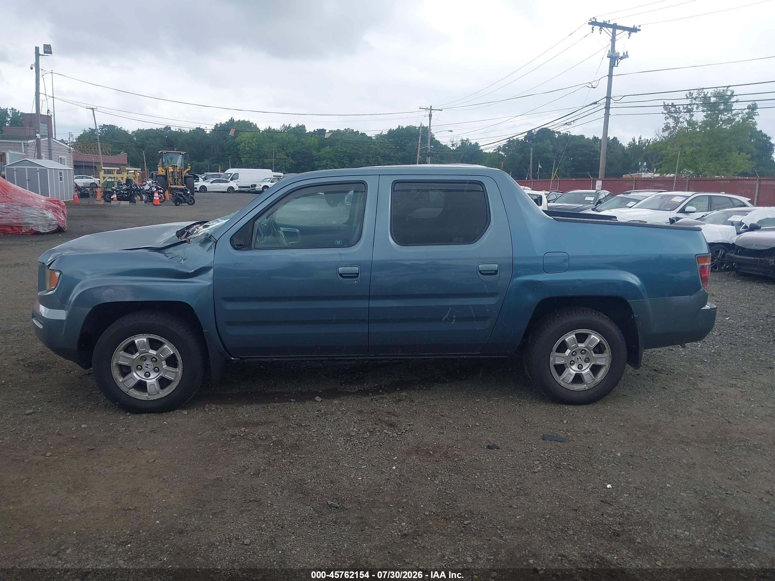 2008 Honda Ridgeline Rtl Gray vin: 2HJYK16538H516040