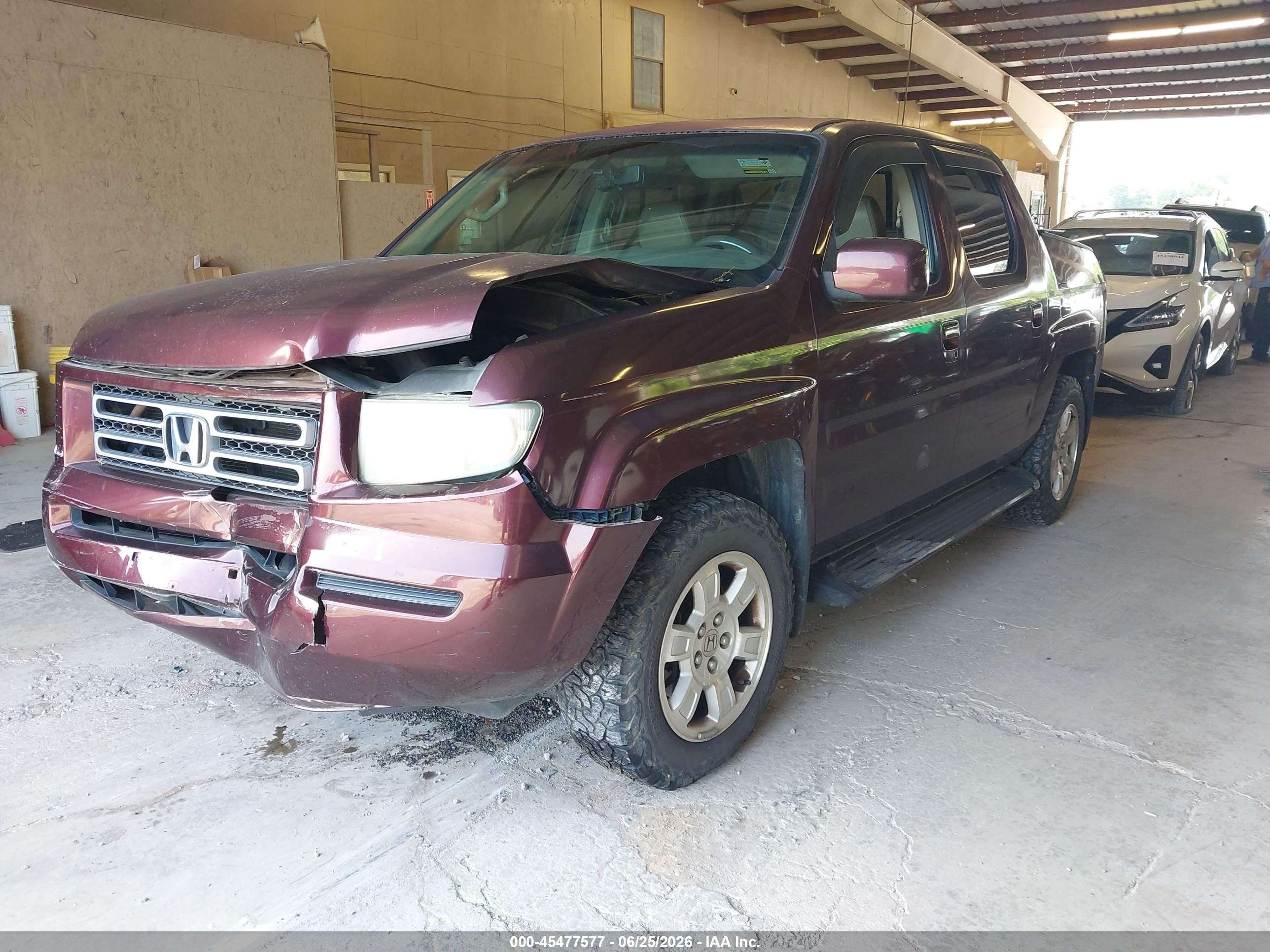 2008 Honda Ridgeline Rtl Purple vin: 2HJYK16538H534716