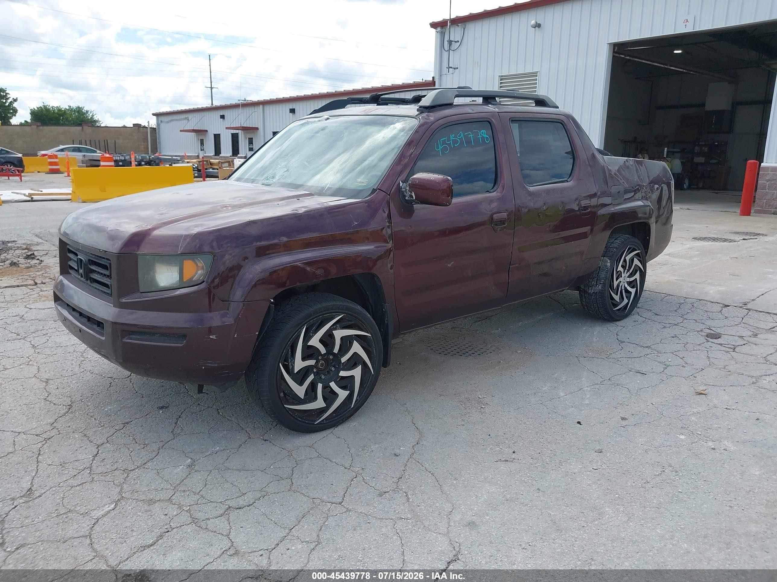 2008 Honda Ridgeline Rtl Бордовый vin: 2HJYK16538H535753