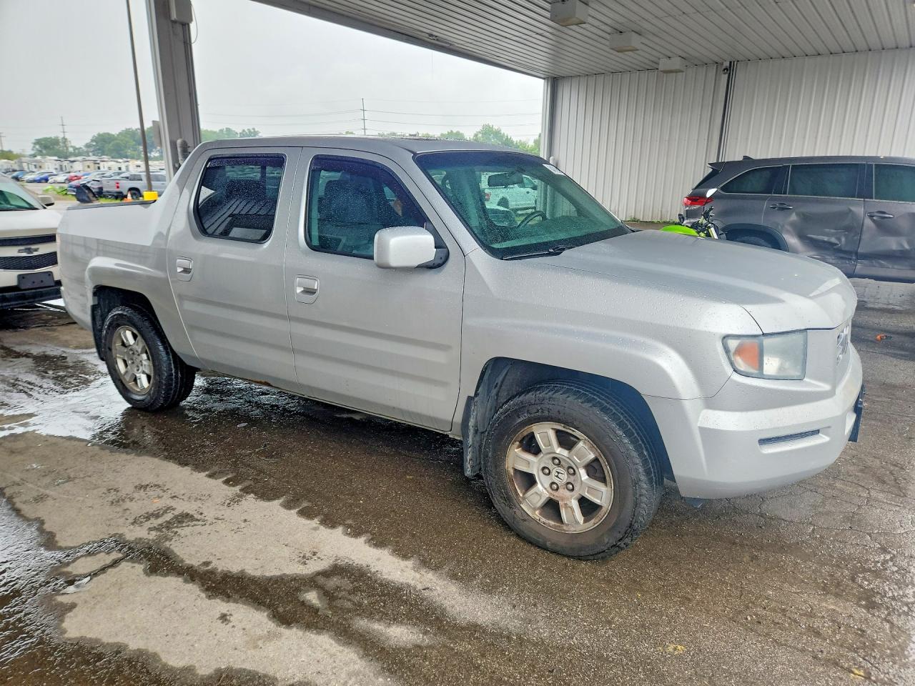 2008 Honda Ridgeline Rtl Silver vin: 2HJYK16538H536546