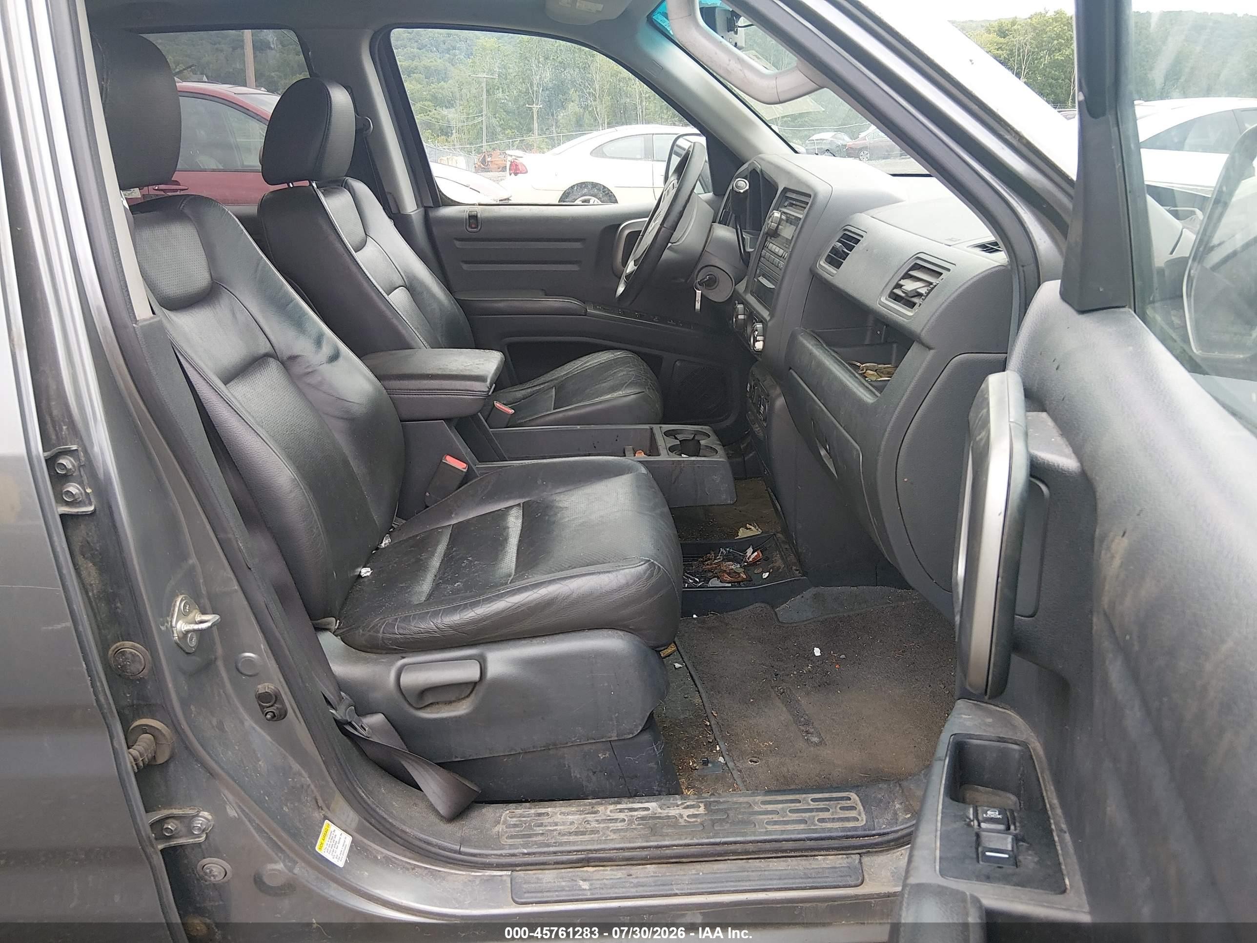 2009 Honda Ridgeline Rtl Gray vin: 2HJYK16539H501586
