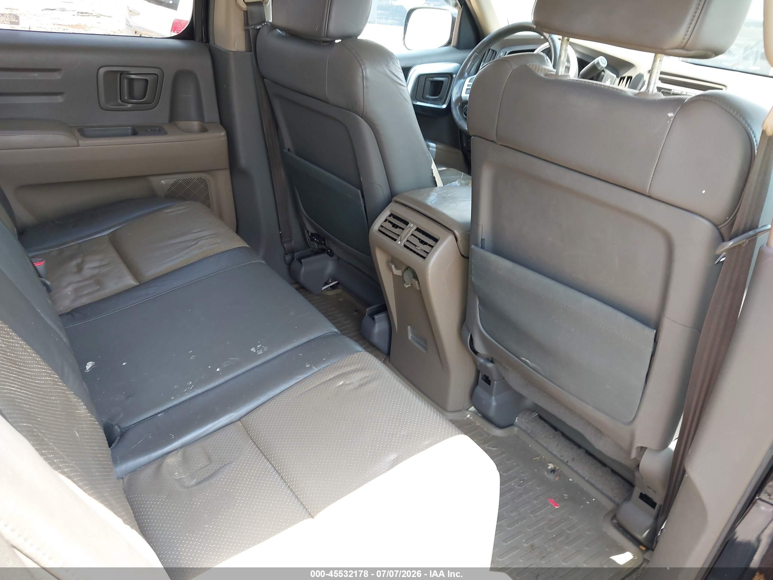 2006 Honda Ridgeline Rtl Черный vin: 2HJYK16546H502905
